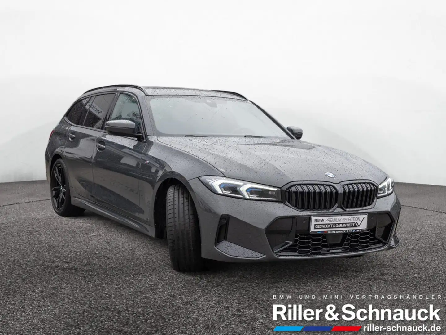 BMW 320 d Touring xDrive M-Sport HUD STANDHZ PANO Gris - 2