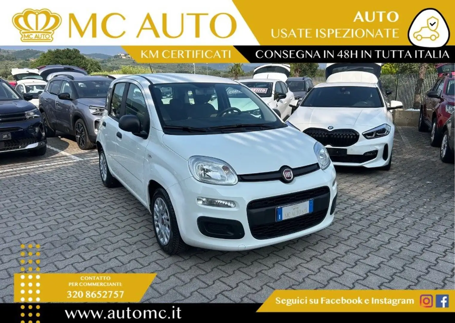 Fiat Panda 1.0 FireFly S&S Hybrid PROMO CON FINANZIAMENTO Bianco - 1