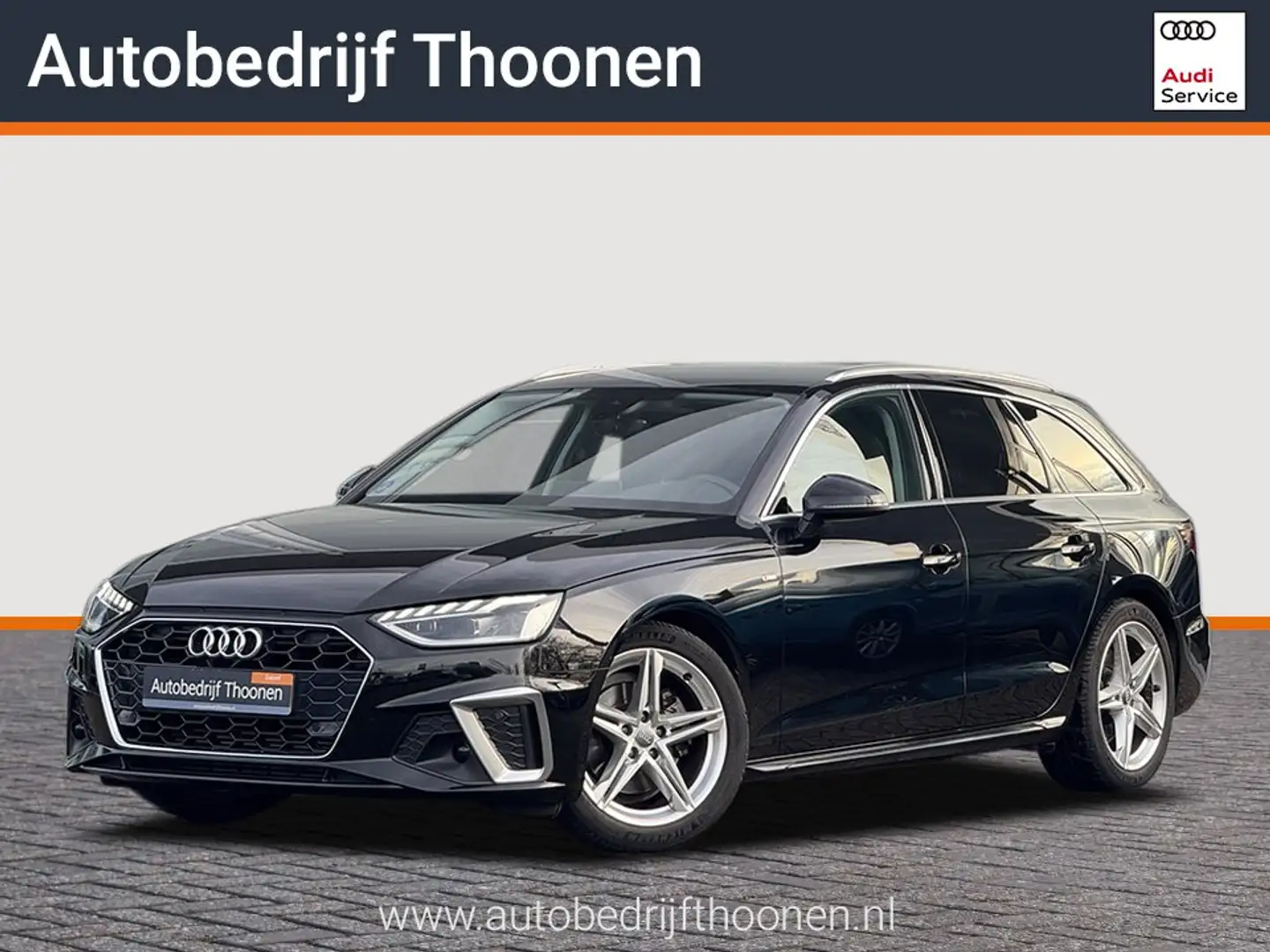 Audi A4 Avant 35 TFSI Launch edition Sport leer, stoelverw Zwart - 1