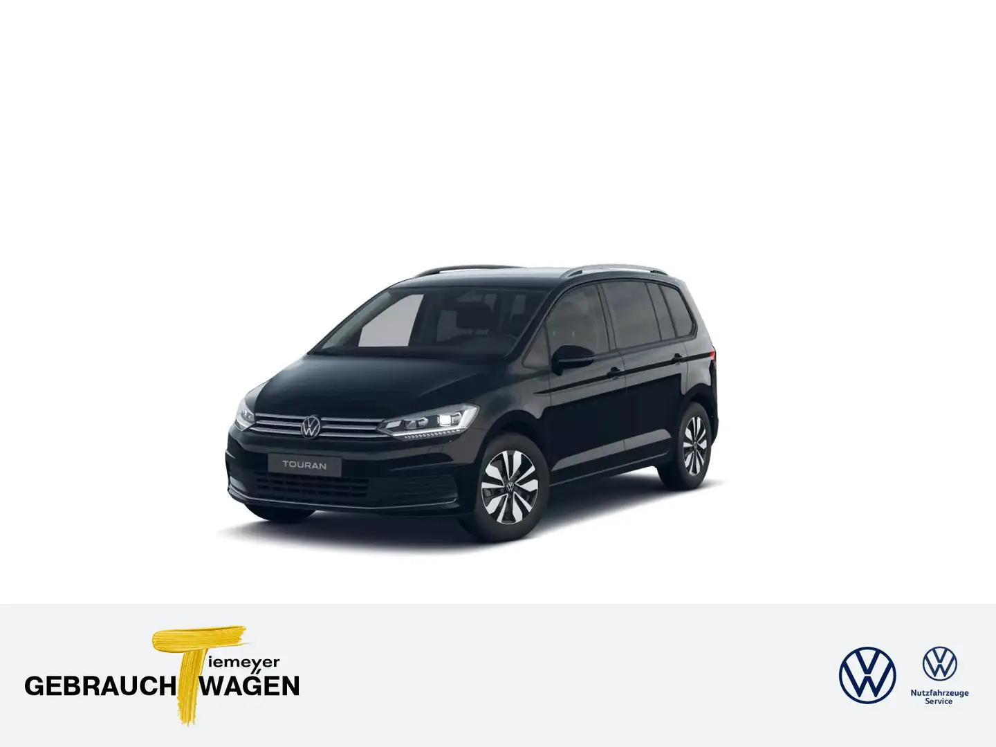 Volkswagen Touran 1.5 TSI DSG GOAL 7-SITZE MATRIX AHK ASSIS Schwarz - 1