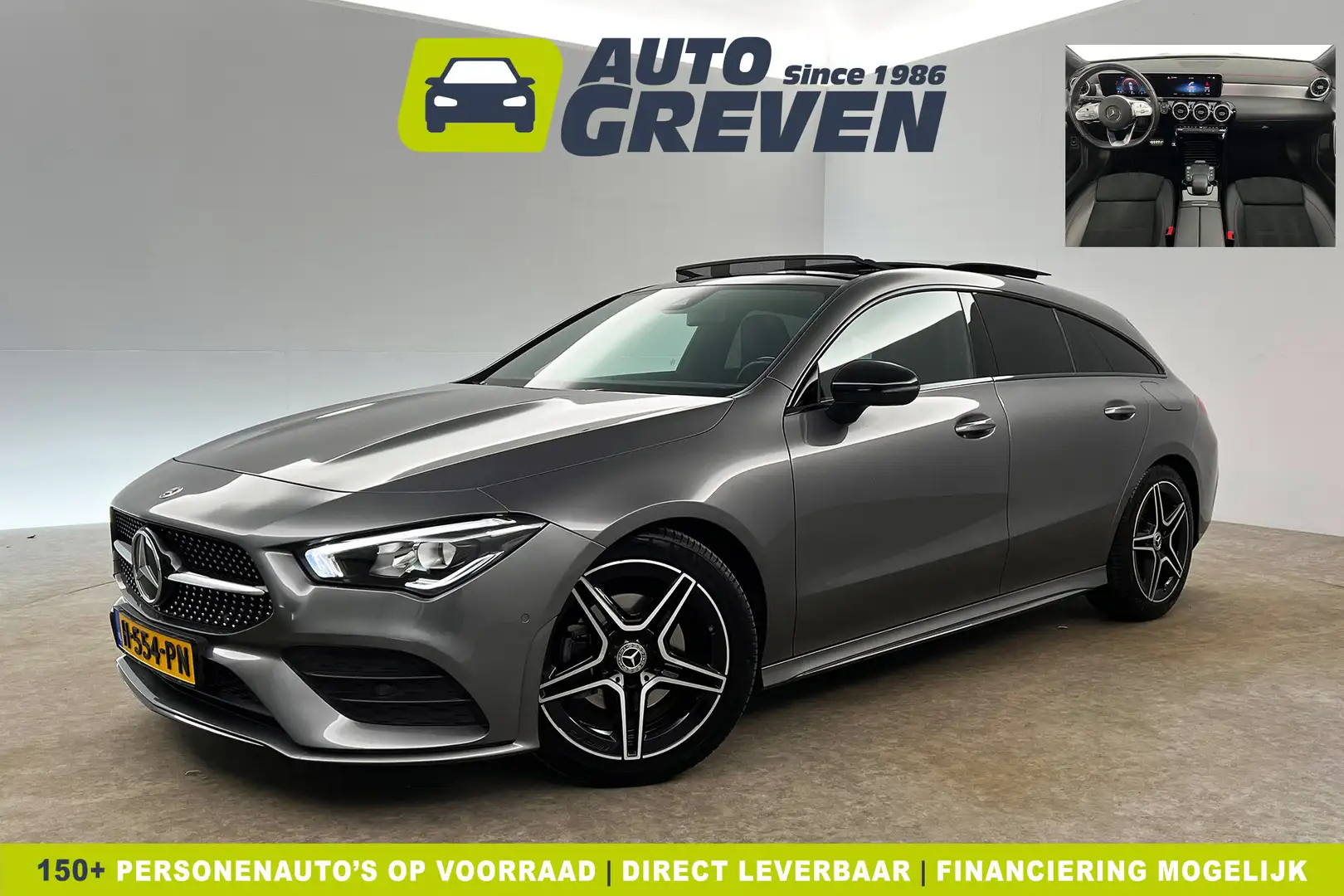 Mercedes-Benz CLA 180 AMG Pano Camera LED Virtual Cruise Clima Navigatie Grijs - 1
