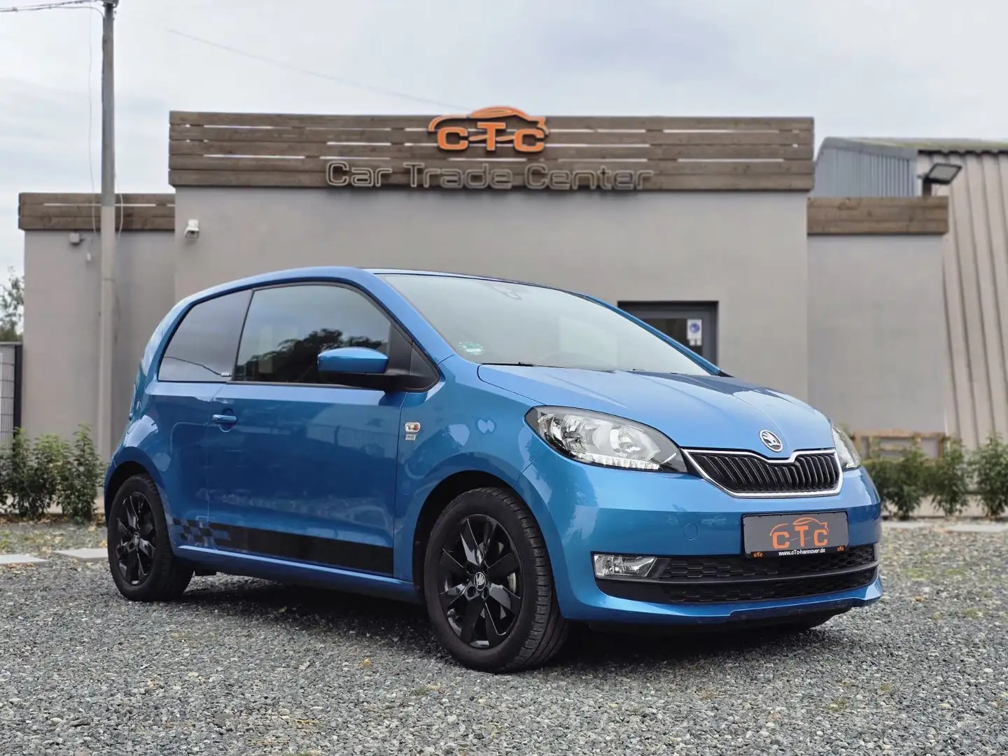 Skoda Citigo Clever Automatik/1.Hd/KIima/8fach/TÜV-NEU Blau - 2