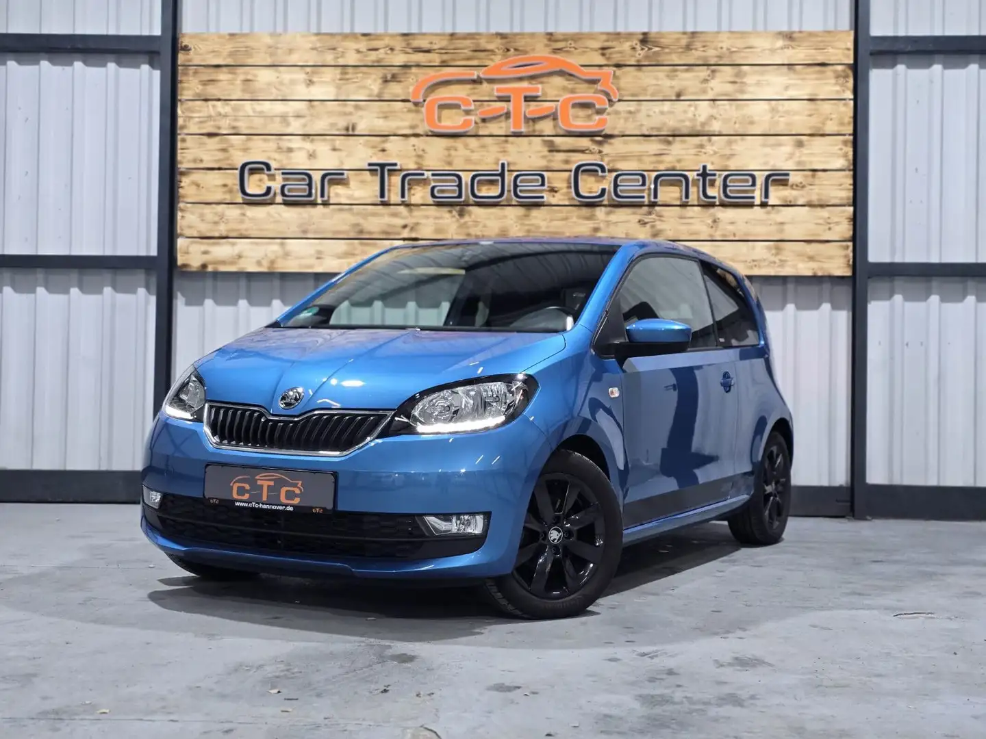 Skoda Citigo Clever Automatik/1.Hd/KIima/8fach/TÜV-NEU Blau - 1