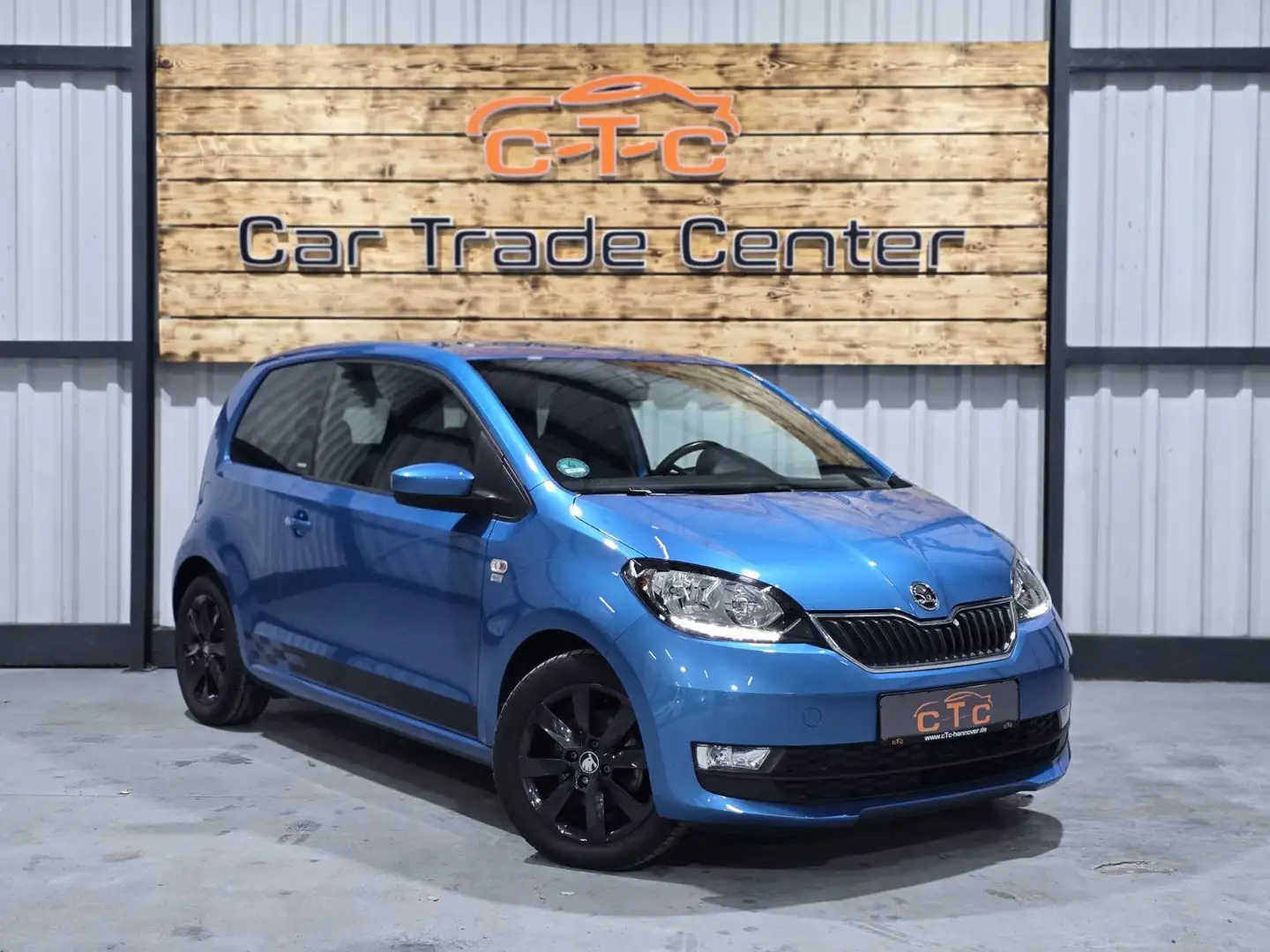 Skoda Citigo Clever Automatik/1.Hd/KIima/8fach/TÜV-NEU Blau - 2