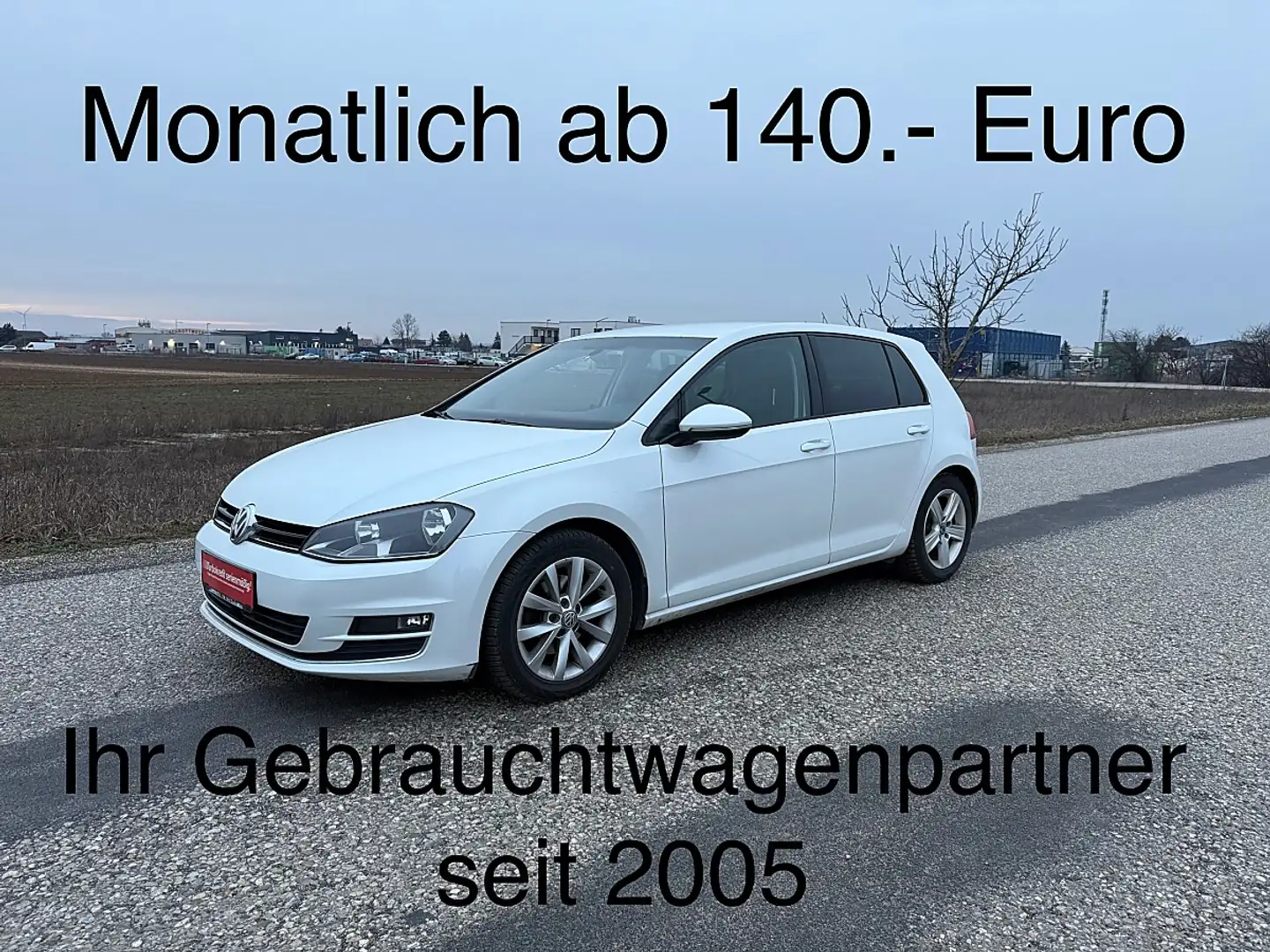 Volkswagen Golf Highline 2,0 BMT TDI DPF DSG Weiß - 1
