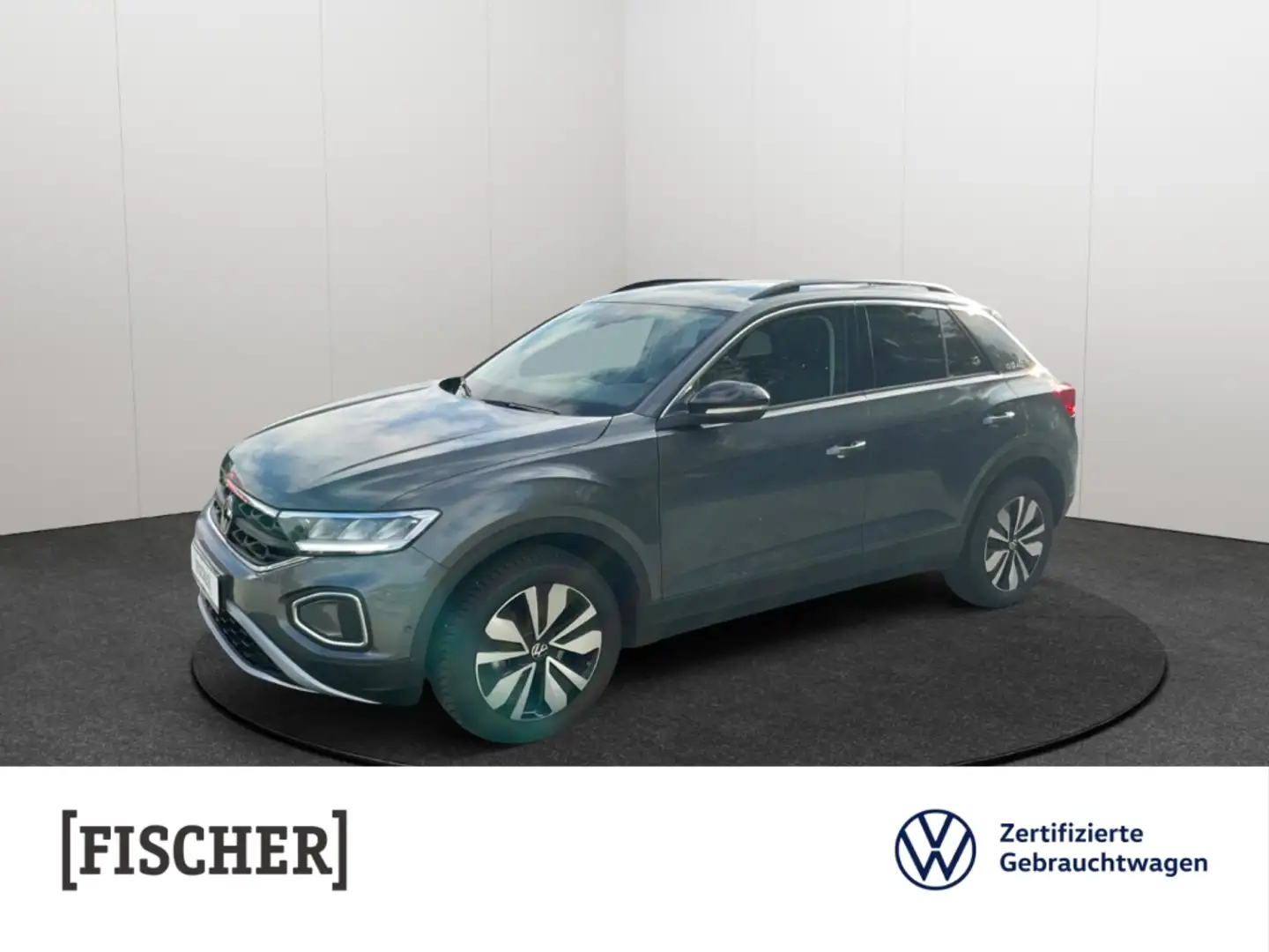 Volkswagen T-Roc 1.0TSI Goal Navi LED ACC DAB Gris - 1