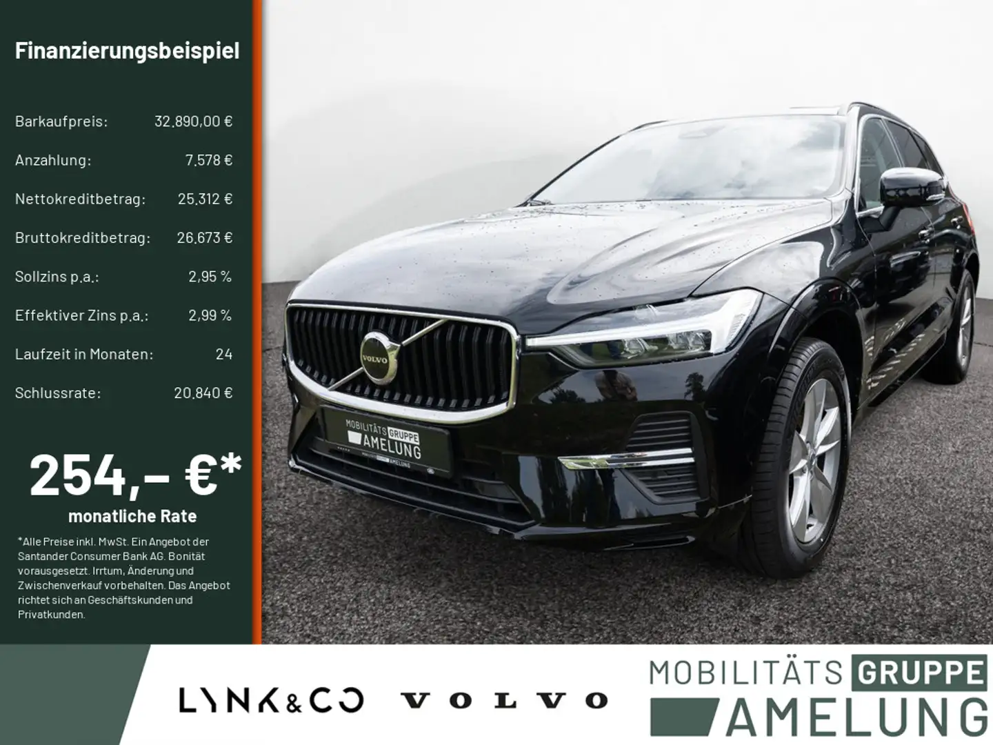 Volvo XC60 B4 B Core aus 1.Hand KAMERA FACEL. LED Schwarz - 1