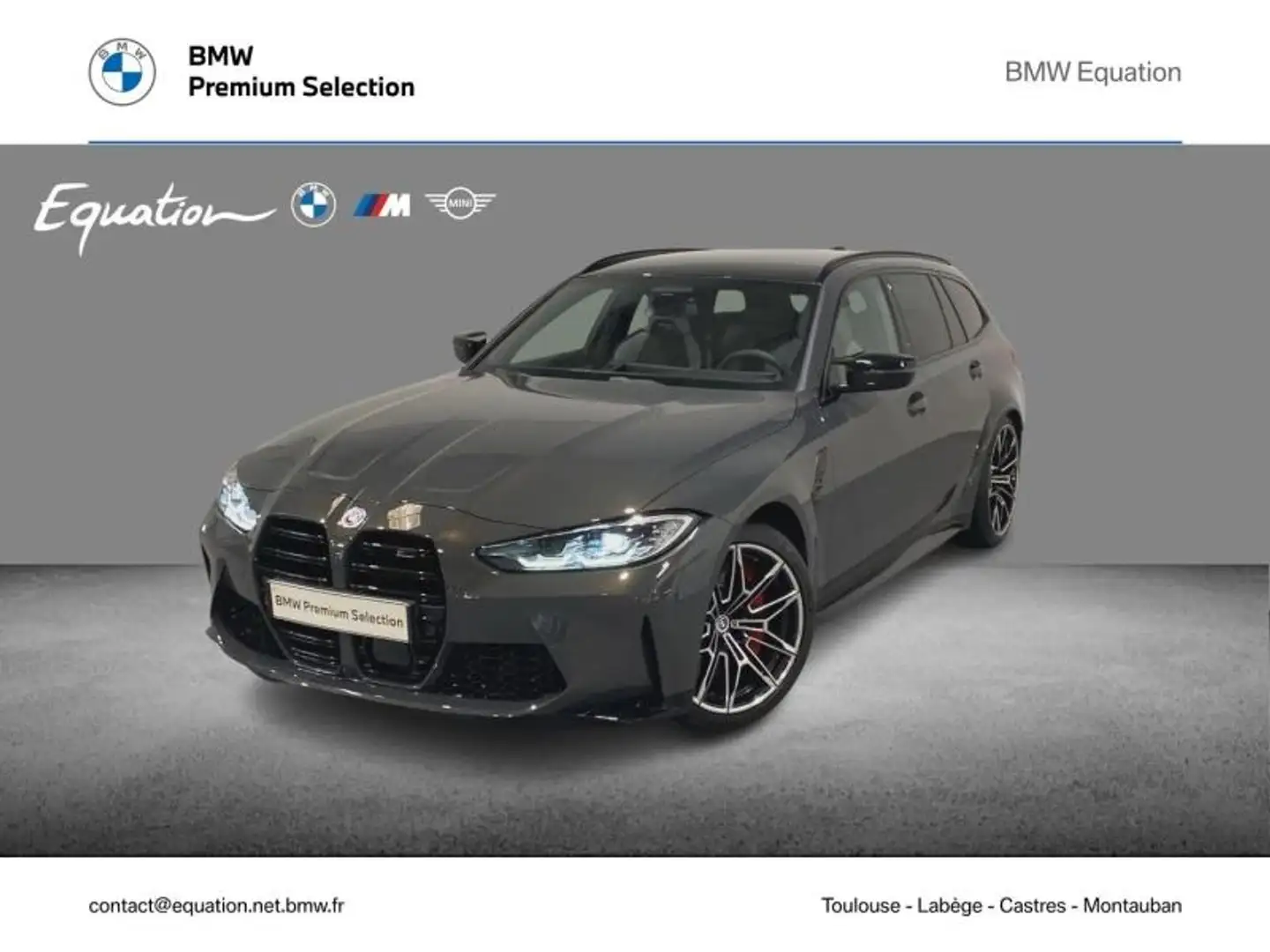 BMW M3 3.0 510ch Competition M xDrive Gris - 1