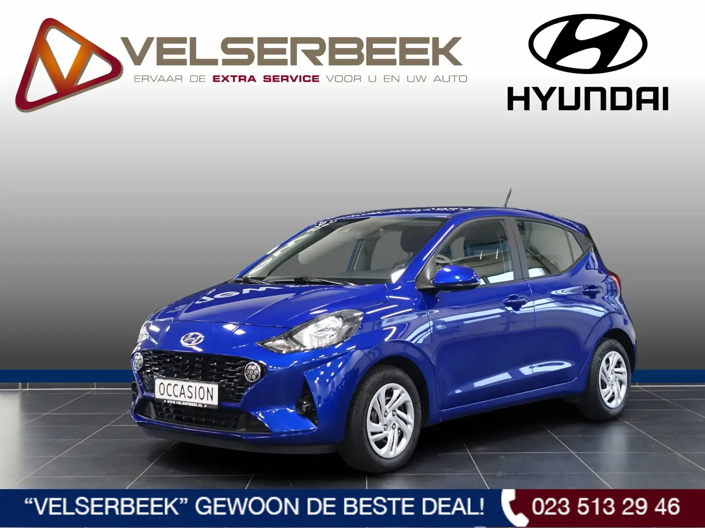 Hyundai i10 1.0 Comfort * Carplay / Airco / Cruise * Blauw - 1