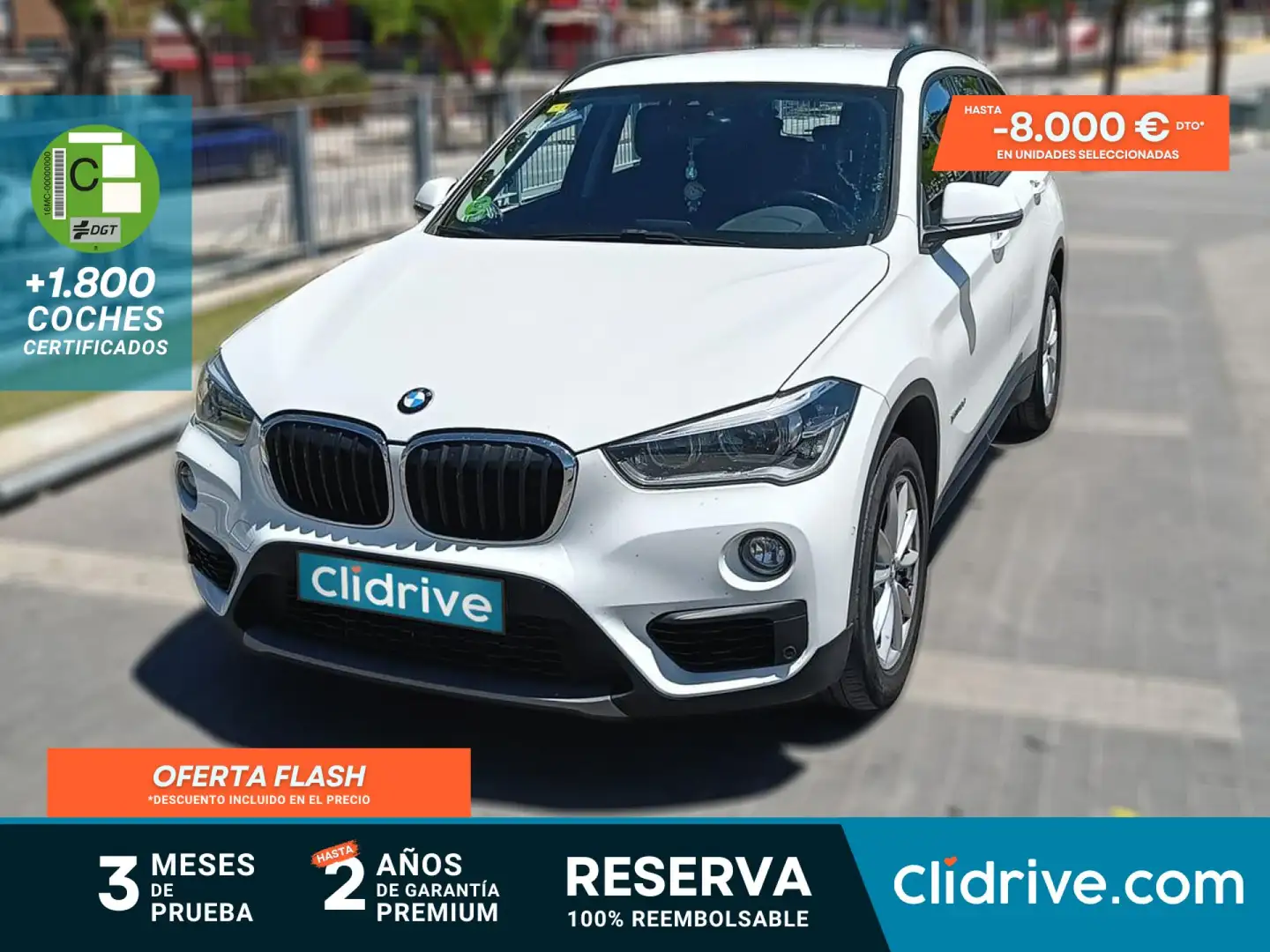 BMW X1 sDrive 18d Blanco - 1