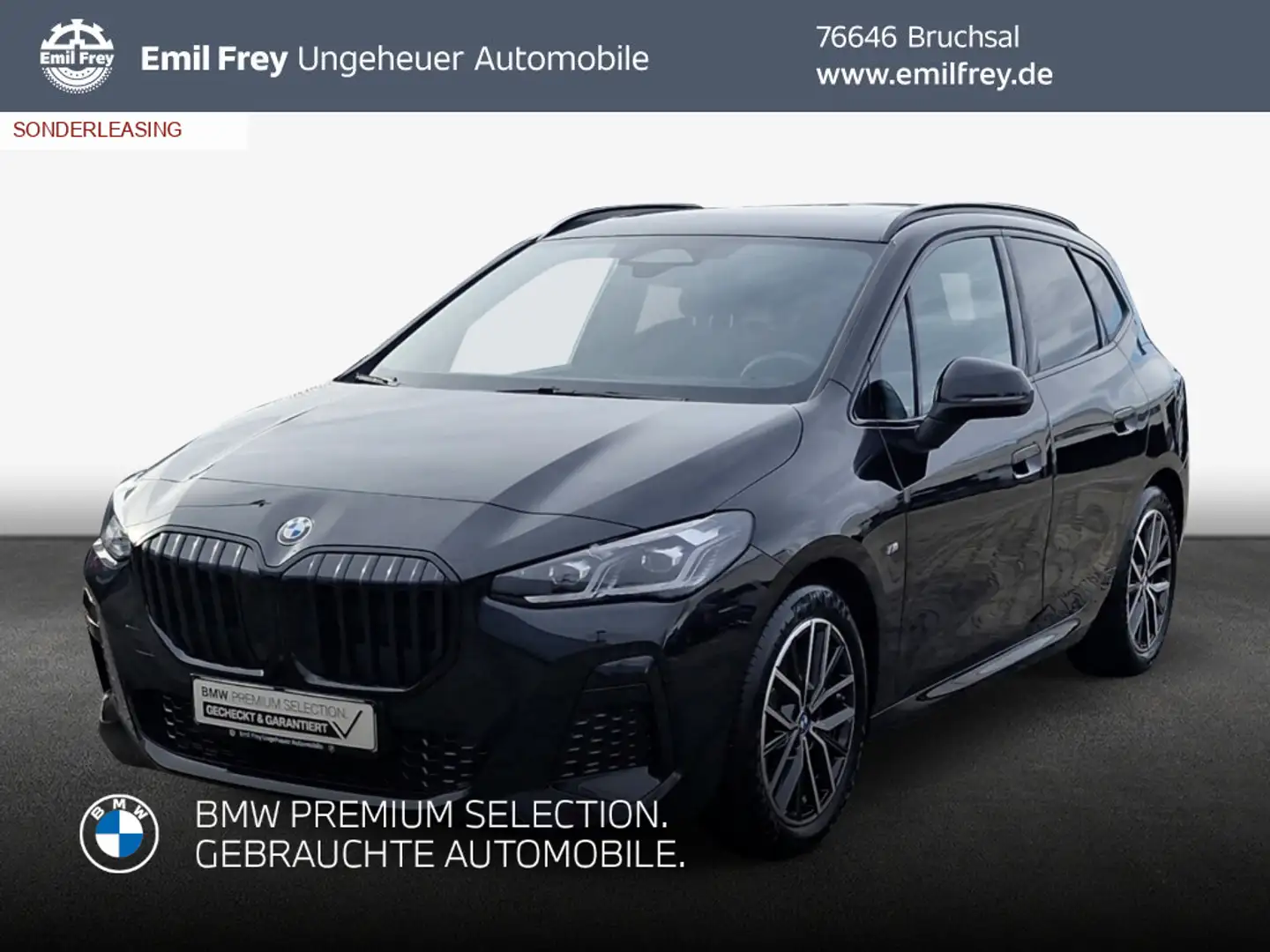 BMW 223 223i Active Tourer Aut.*M Sport*Pano*HuD Чорний - 1