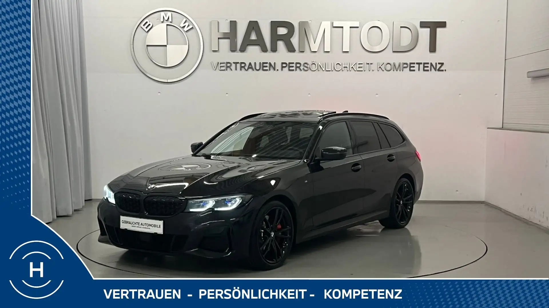 BMW 340 M340d xDrive *HUD / PANO / LASER / AHK* Schwarz - 1