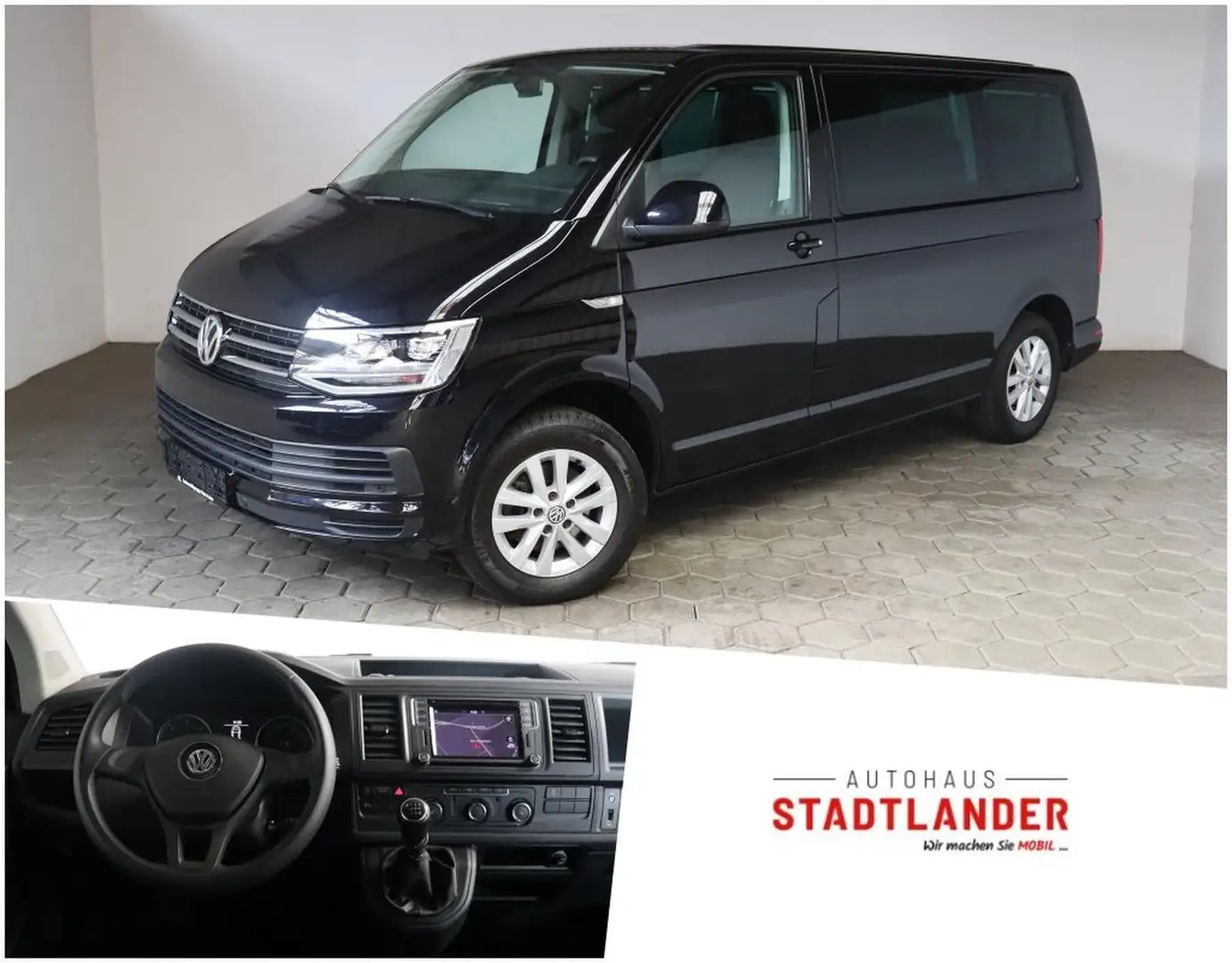 Volkswagen T6 Caravelle Caravelle Comfortline LED*NAVI*KLIMA*PDC*SHZ Schwarz - 1
