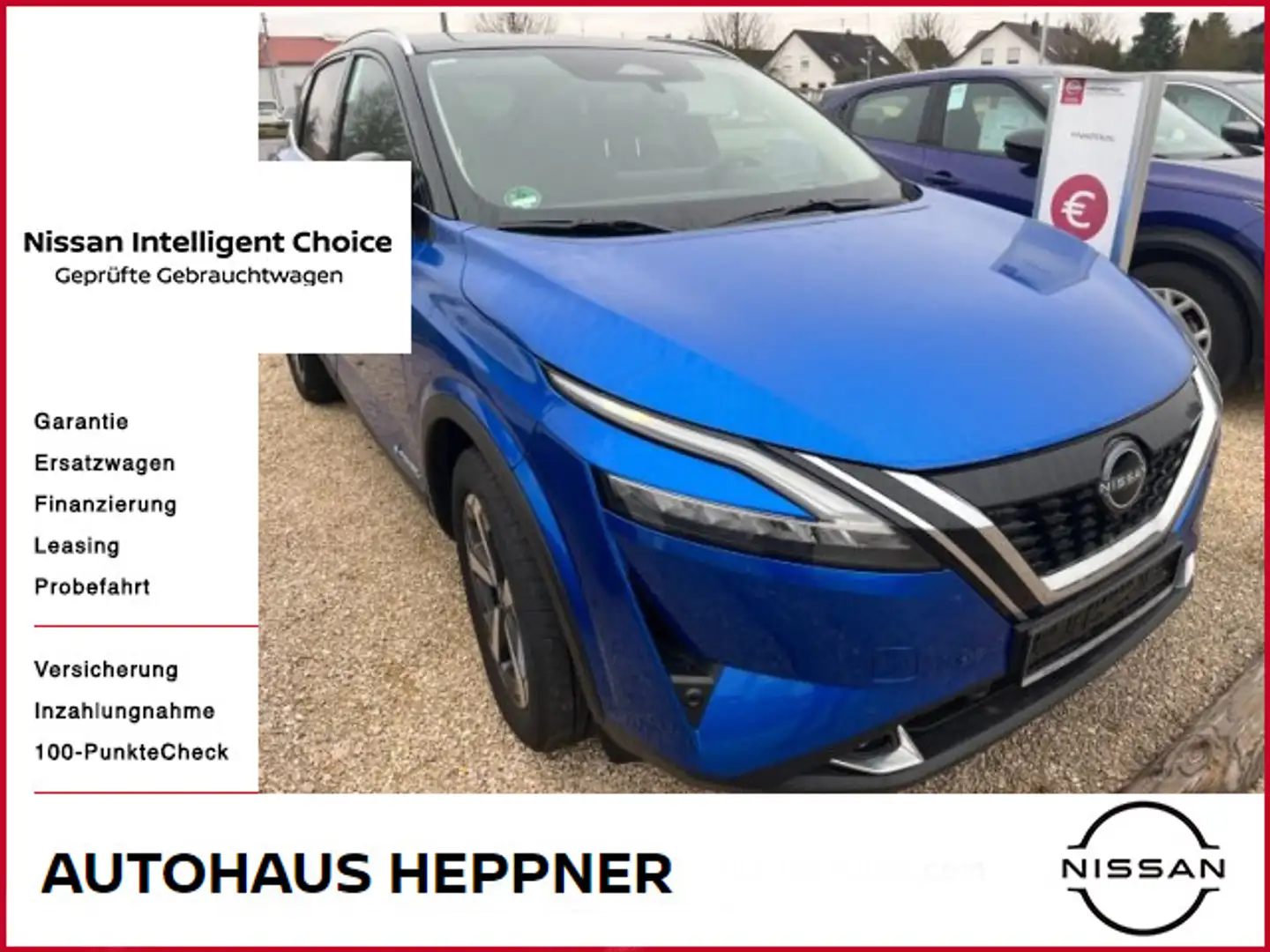 Nissan Qashqai 1.5 VC-T N-Connecta e-Power Head up SH Bleu - 1