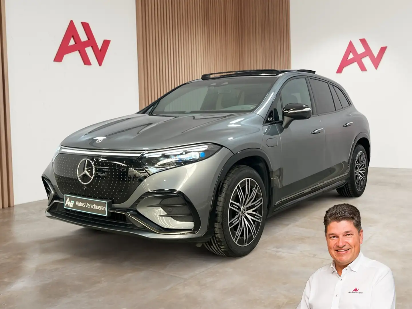 Mercedes-Benz EQS SUV 450+ AMG-Line 7pl. * Hyper | Trekhaak | Premium... Grau - 1