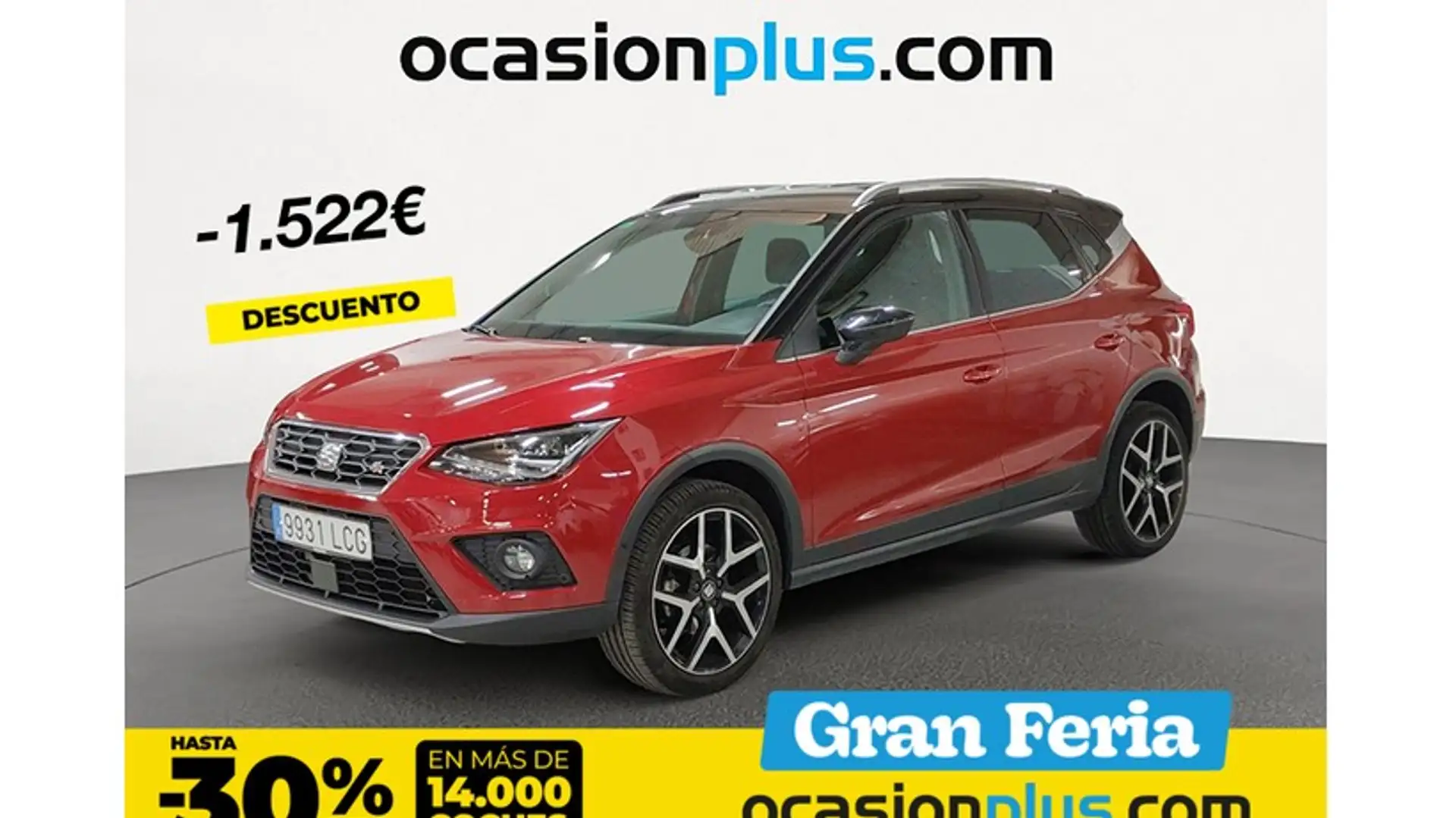 SEAT Arona 1.0 TGI S&S FR 90 Rojo - 1