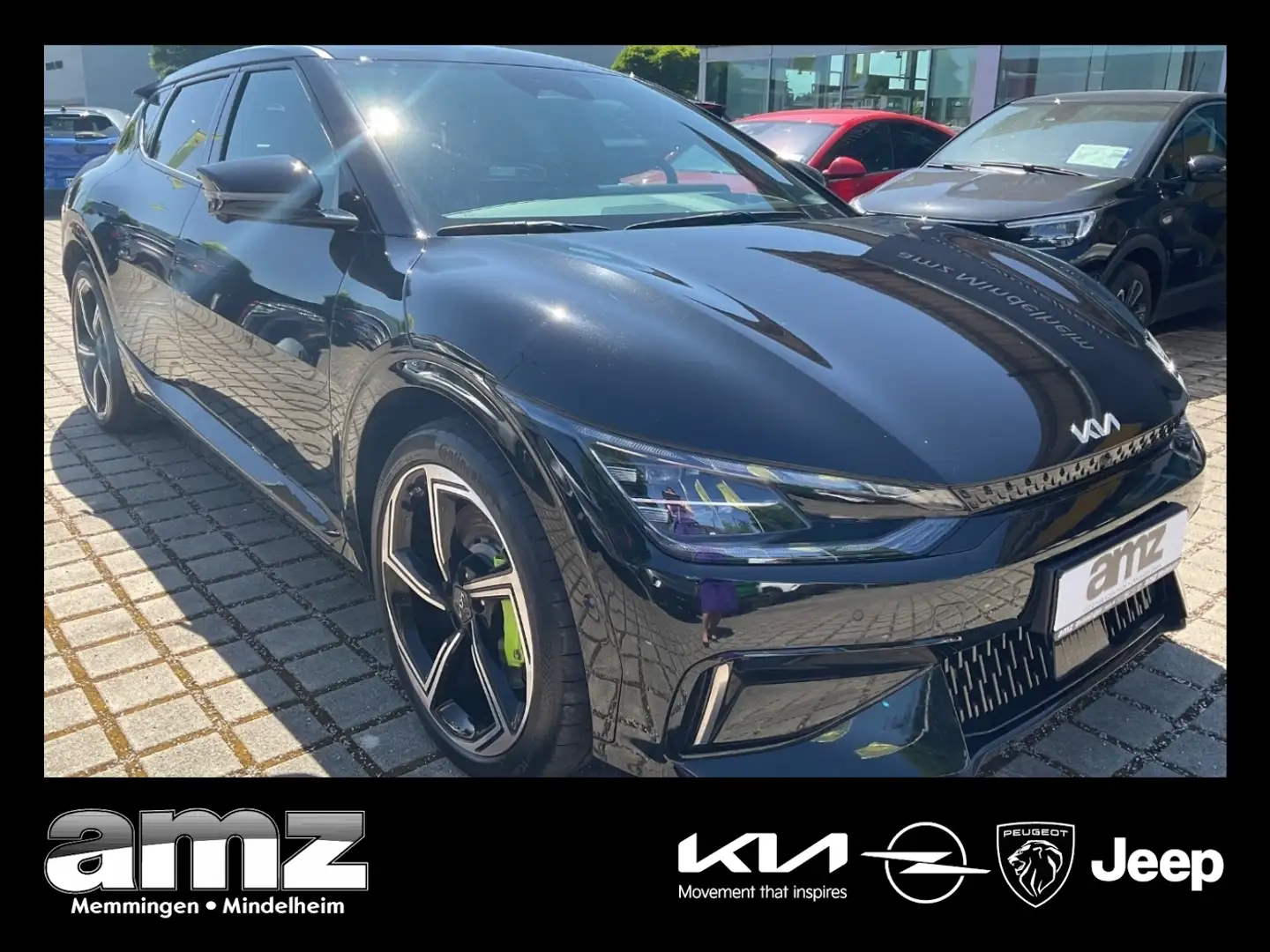 Kia EV6 77,4 kWh GT *AHK*585PS*18MinSchnellladen Nero - 1
