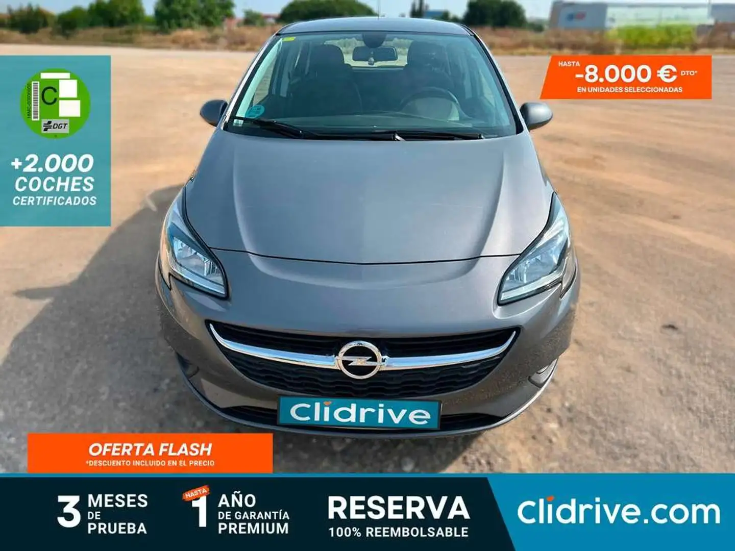 Opel Corsa 1.4 Selective Gris - 1