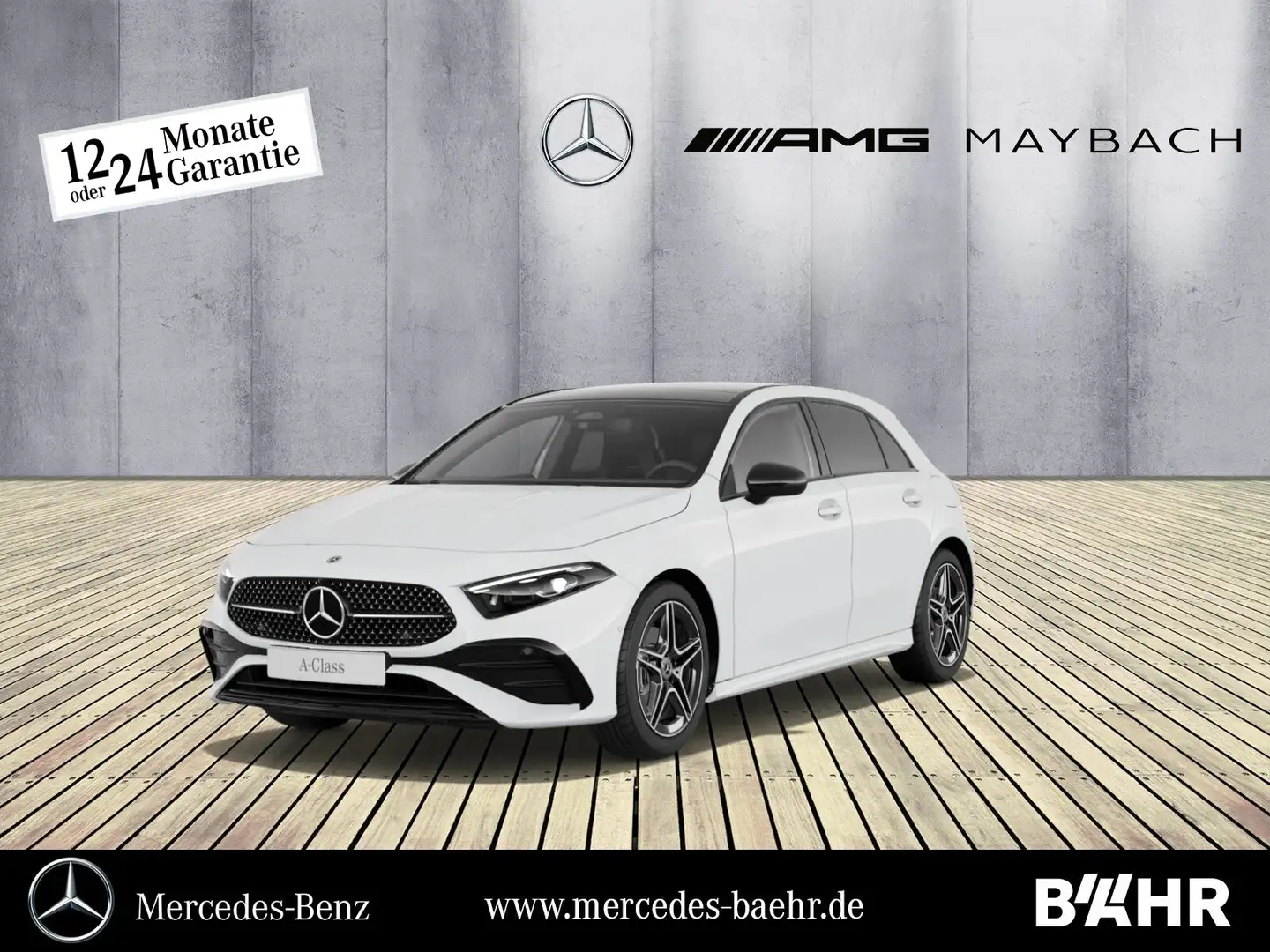 Mercedes-Benz A 200 A 200 AMG+Night/MBUX/Multibeam/Pano/RFK/LMR-18" Weiß - 1