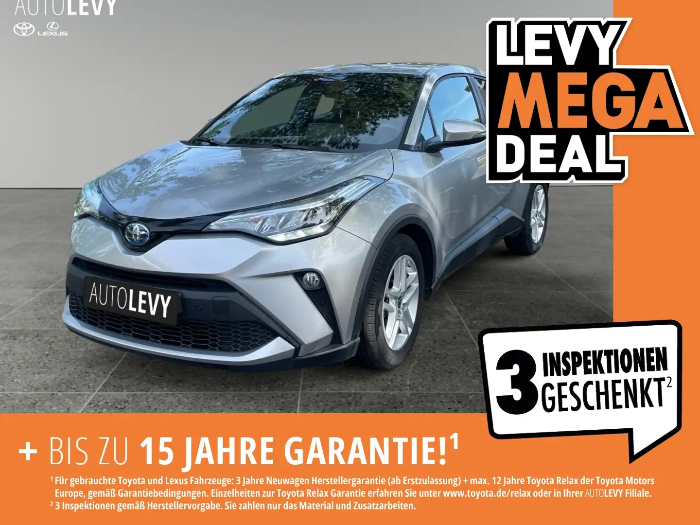 Toyota C-HR 1.8 Hybrid Business *PDC*KAMERA*NAVI*SHZ* Argent - 1