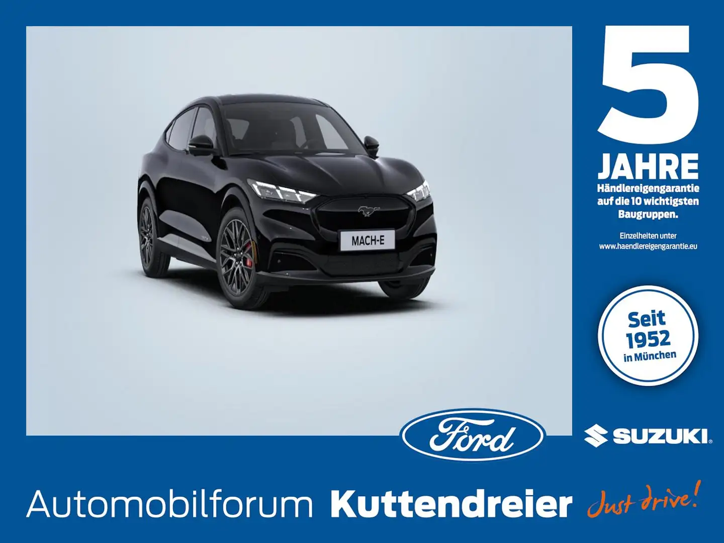 Ford Mustang Mach-E (Extended Range 99kWh) Premium SD Czarny - 1