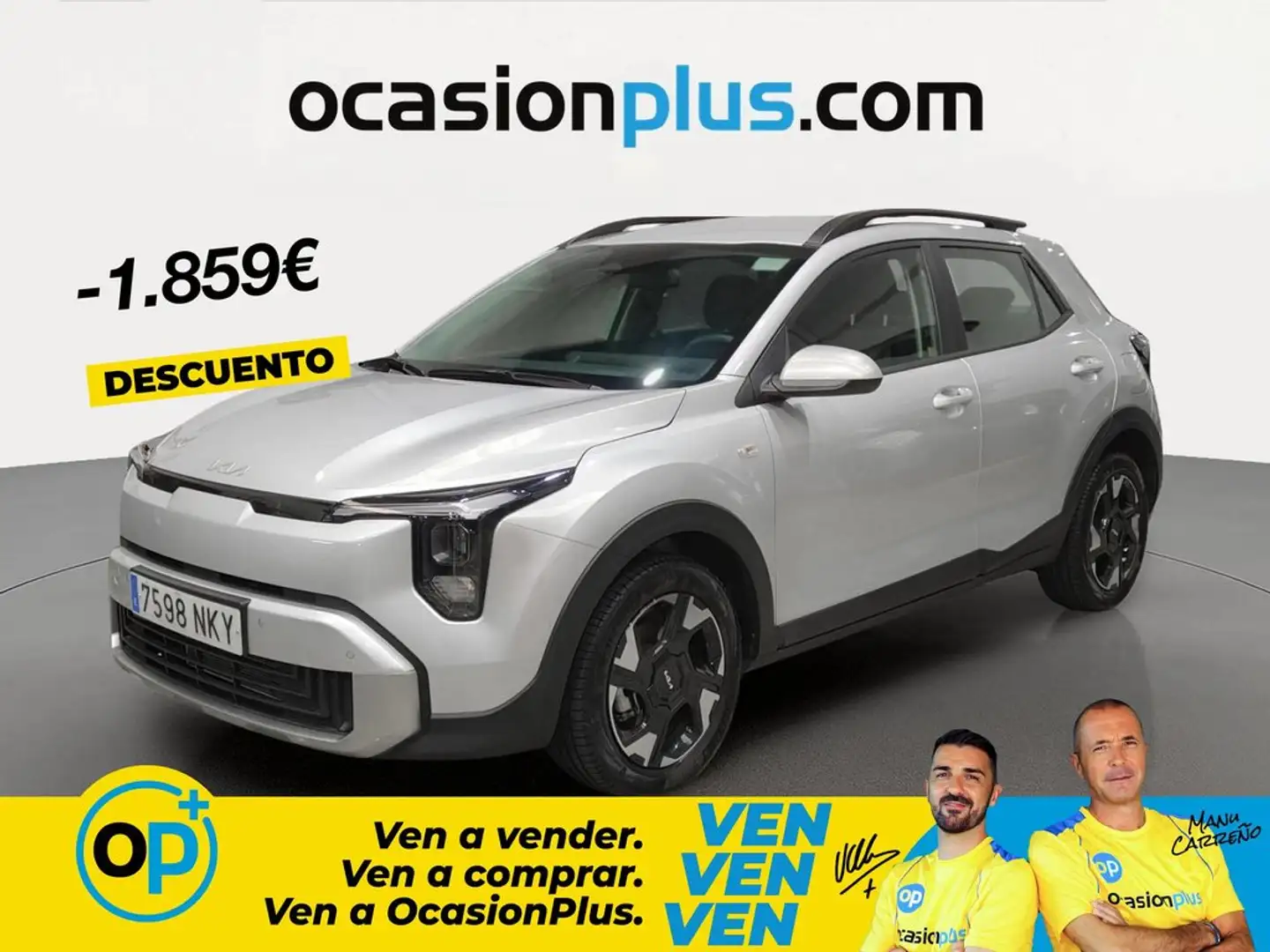 Kia Stonic 1.0 T-GDi MHEV Concept 100 Gris - 1