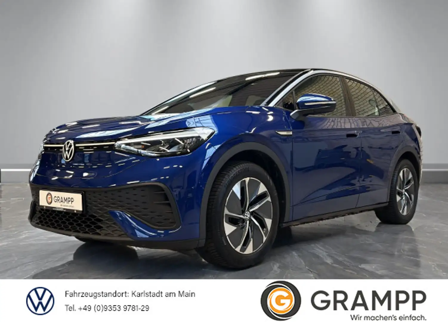 Volkswagen ID.5 Pro +CCS+ASSISTS+LED+EINPARK+ACC+DAB+ Blau - 1