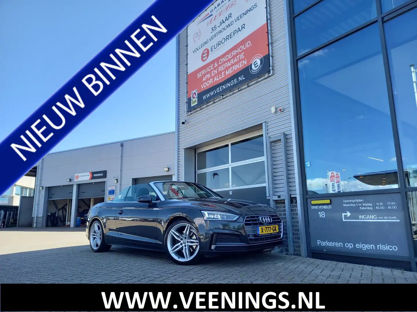 Audi A5 Cabriolet 2.0 TFSI Launch Edition S-LINE - VIRTUAL Grijs - 1