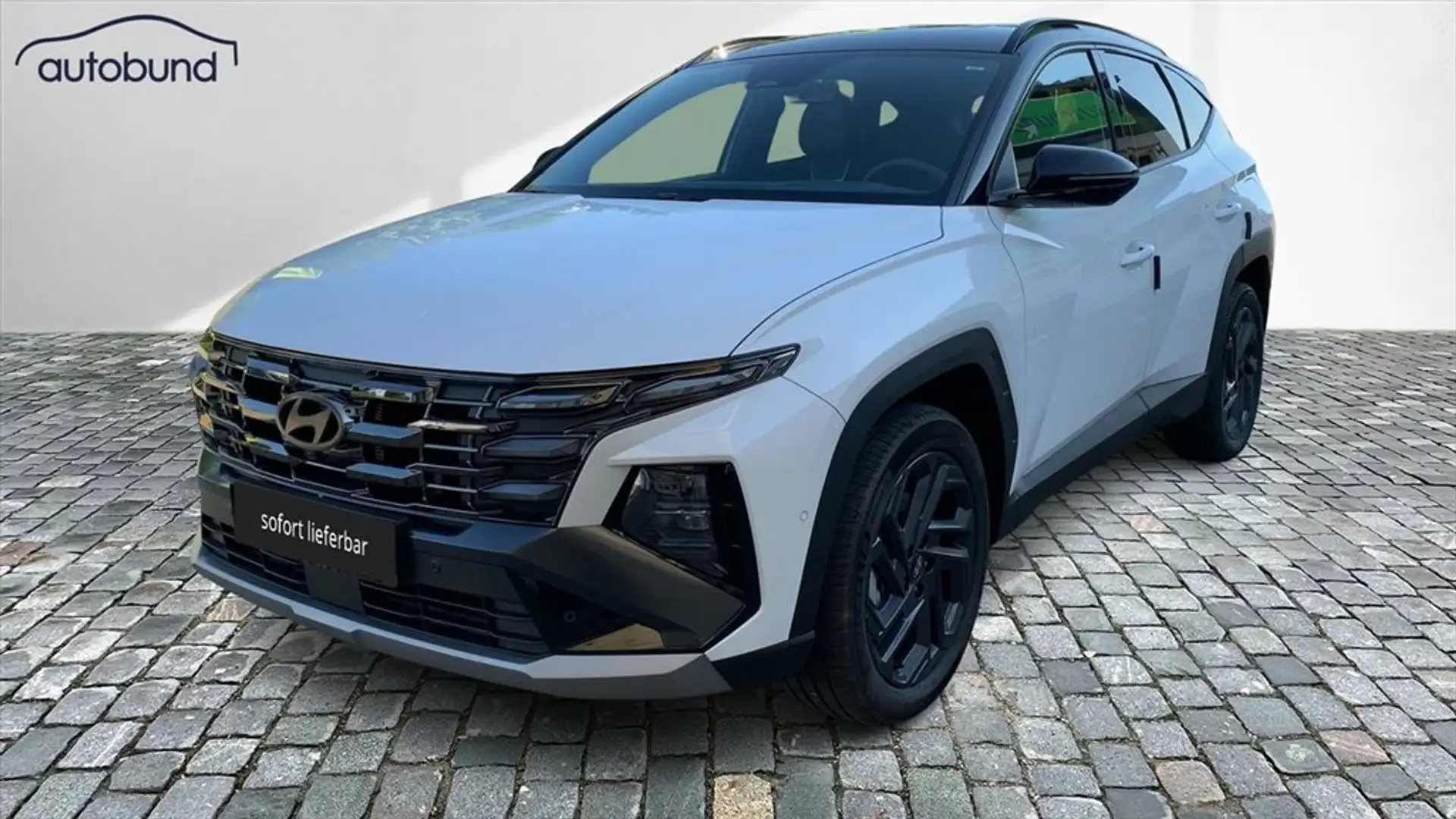 Hyundai TUCSON IV 1,6 T-GDi MHEV DCT Anniversary LED Navi NFC Weiß - 1