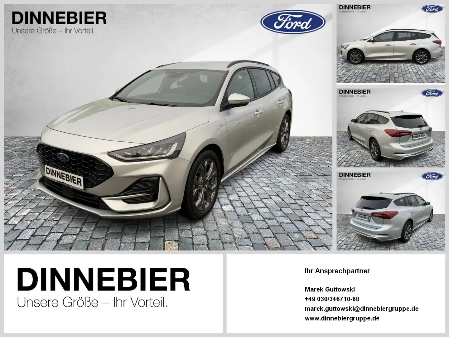 Ford Focus ST-Line Navi+Kamera+LED+Winterpaket Silber - 1