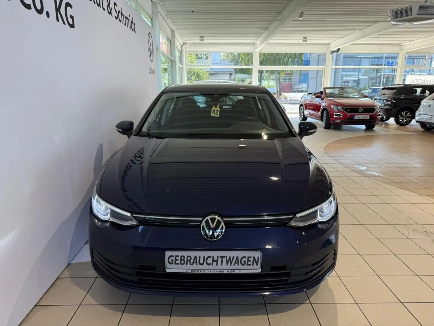 Volkswagen Golf VIII 1.0TSI LED PDC BT Keyless APP Klima Blauw - 2
