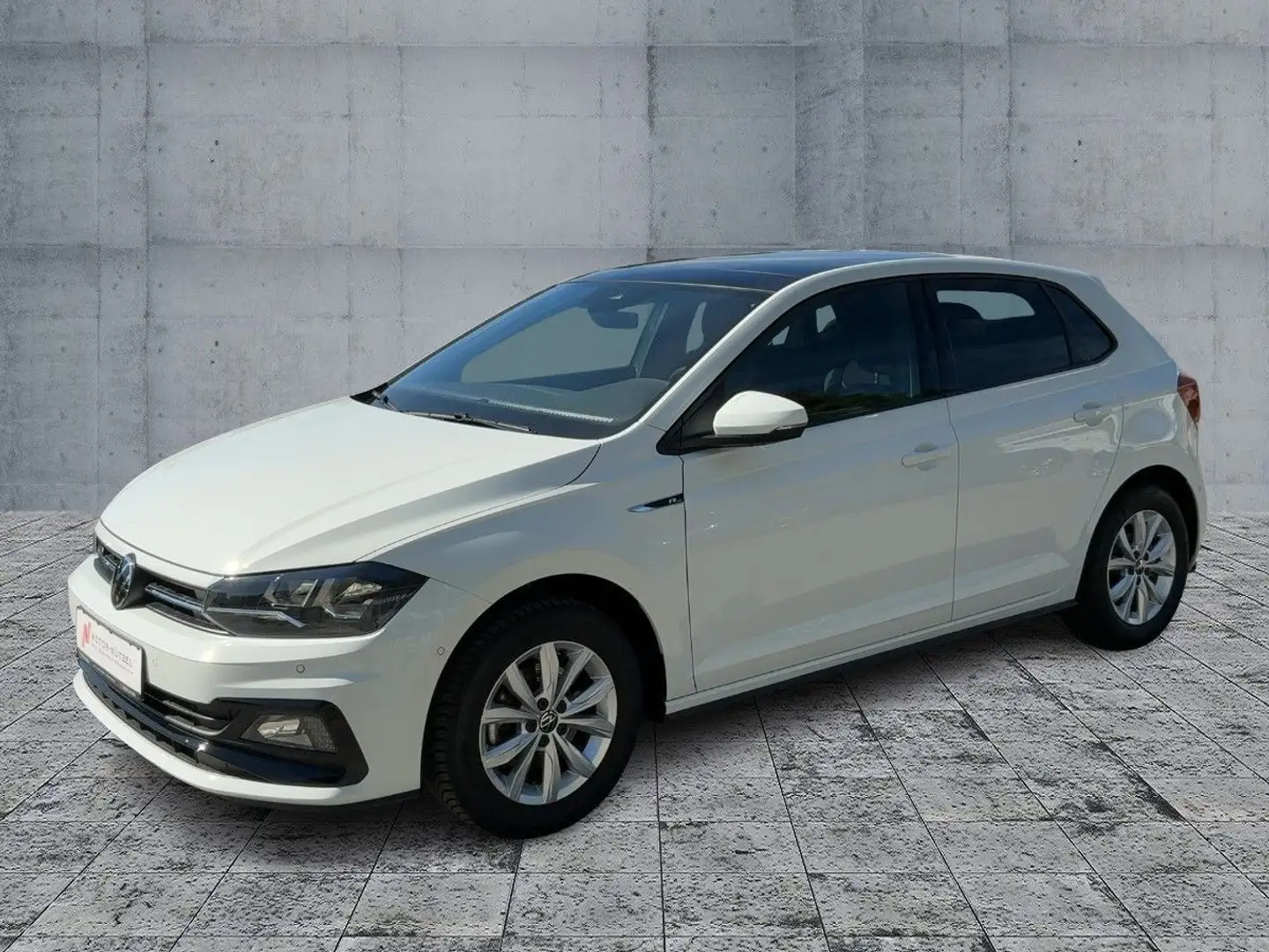 Volkswagen Polo 1.0 TSI R-LINE NAV+ACC+SHZ+PDC+RFK+NSW+PANO Weiß - 2
