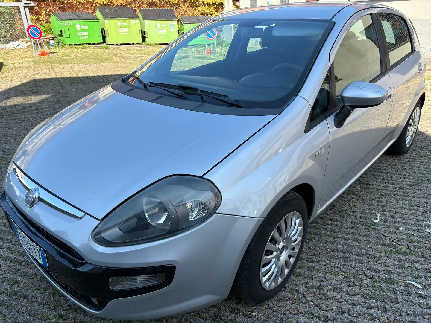Fiat Punto Evo 5p 1.3 mjt Dynamic s&s 75cv dpf Grijs - 1