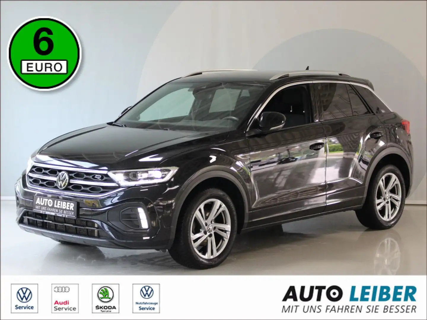 Volkswagen T-Roc 1.5 TSI OPF R-Line /ACC/CAM/Keyless Navi LED Noir - 1