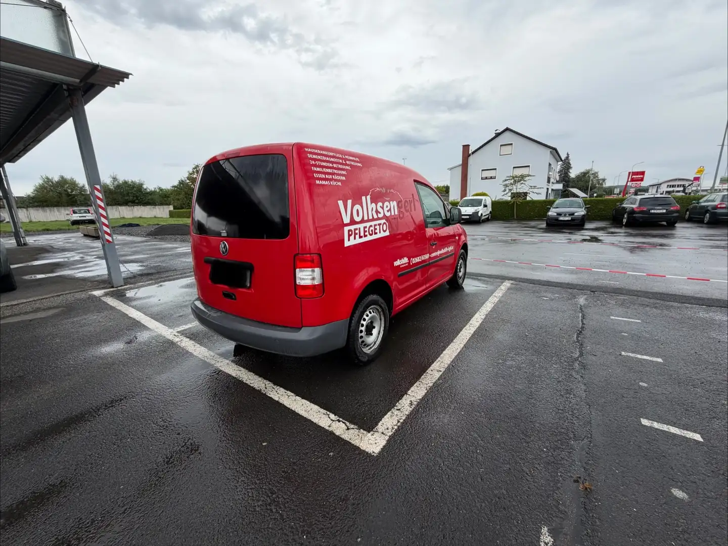 Volkswagen Caddy Maxi Van 2,0 SDI Rot - 2
