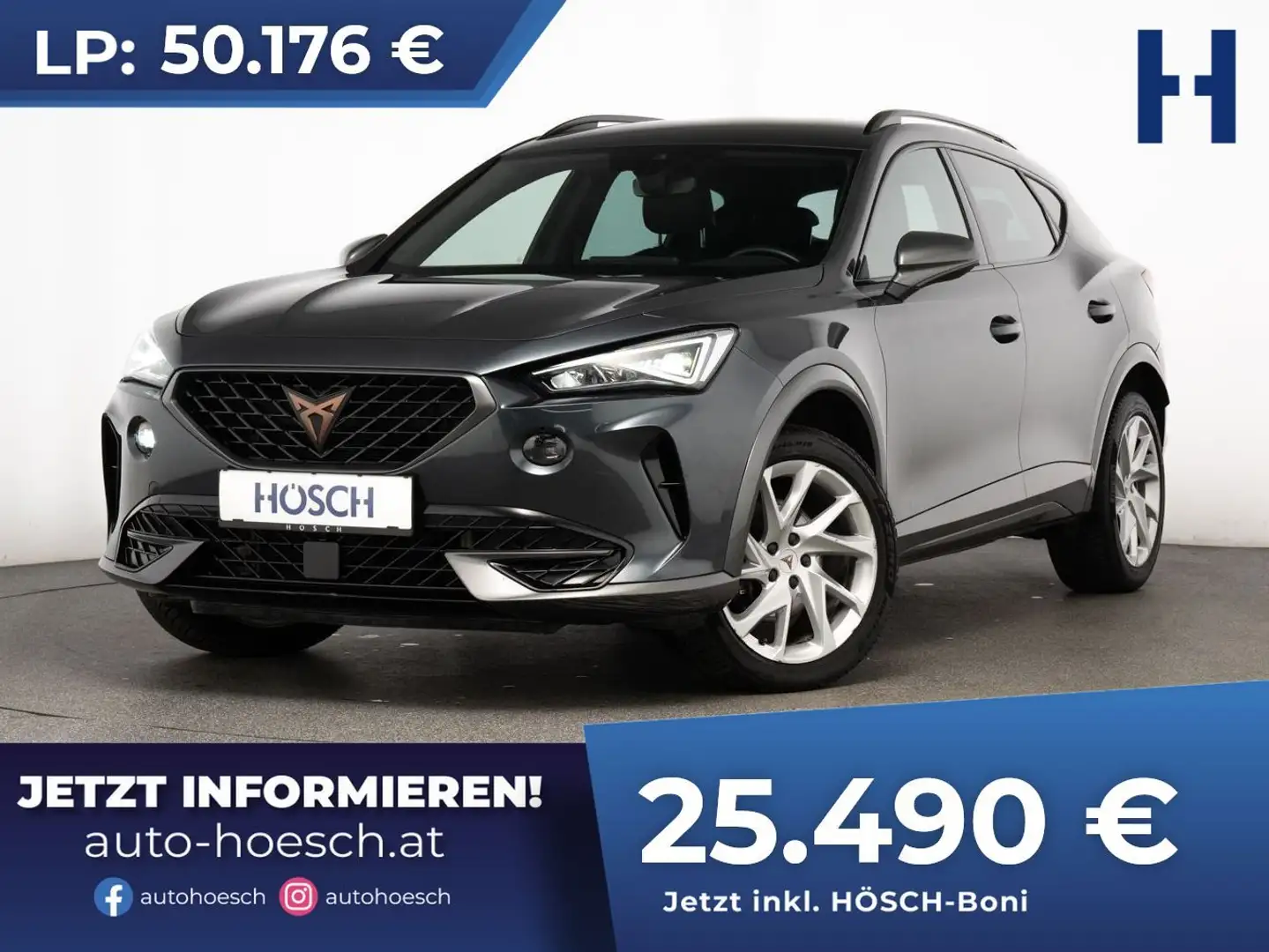 CUPRA Formentor TDI 4Drive 12"NAV CARPLAY JETZT RESERVIEREN Grau - 1