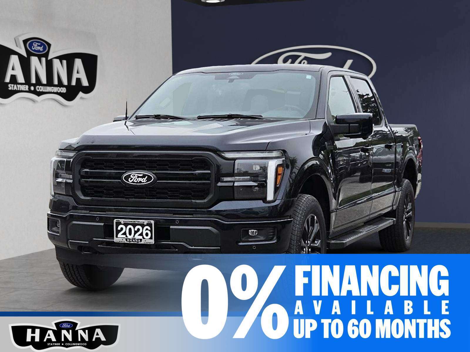 Blue 2026 Ford F-150 Pickup Truck Four-Wheel Drive Automatic