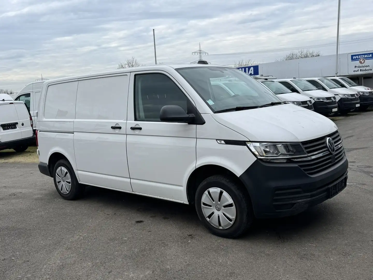 Volkswagen T6 Transporter 6.1 Kasten TDI AHK*PDC*Flügeltür Blanc - 2