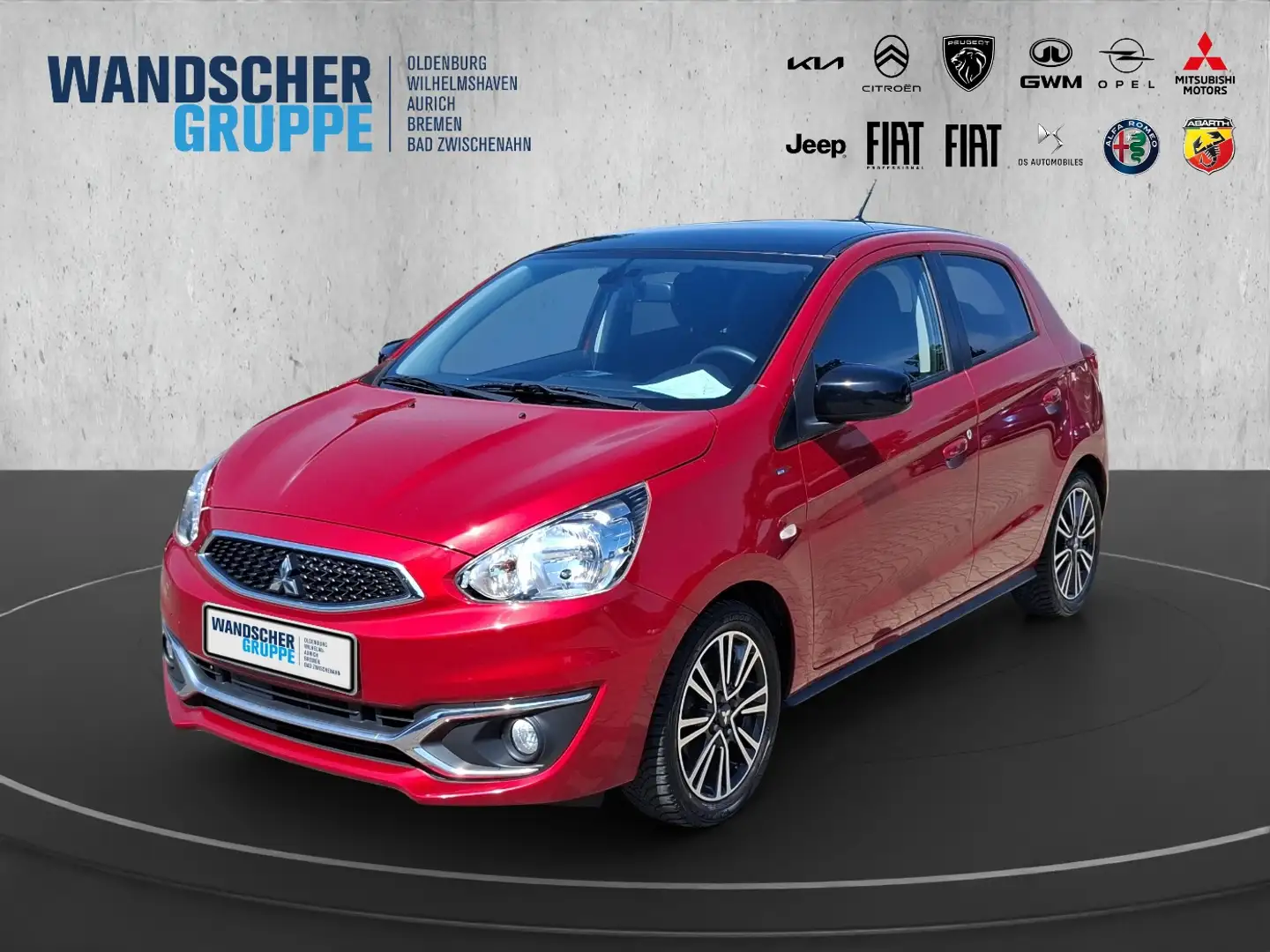 Mitsubishi Space Star 1.2 Diamant Edition+ SHZ+SoundSys Rot - 1