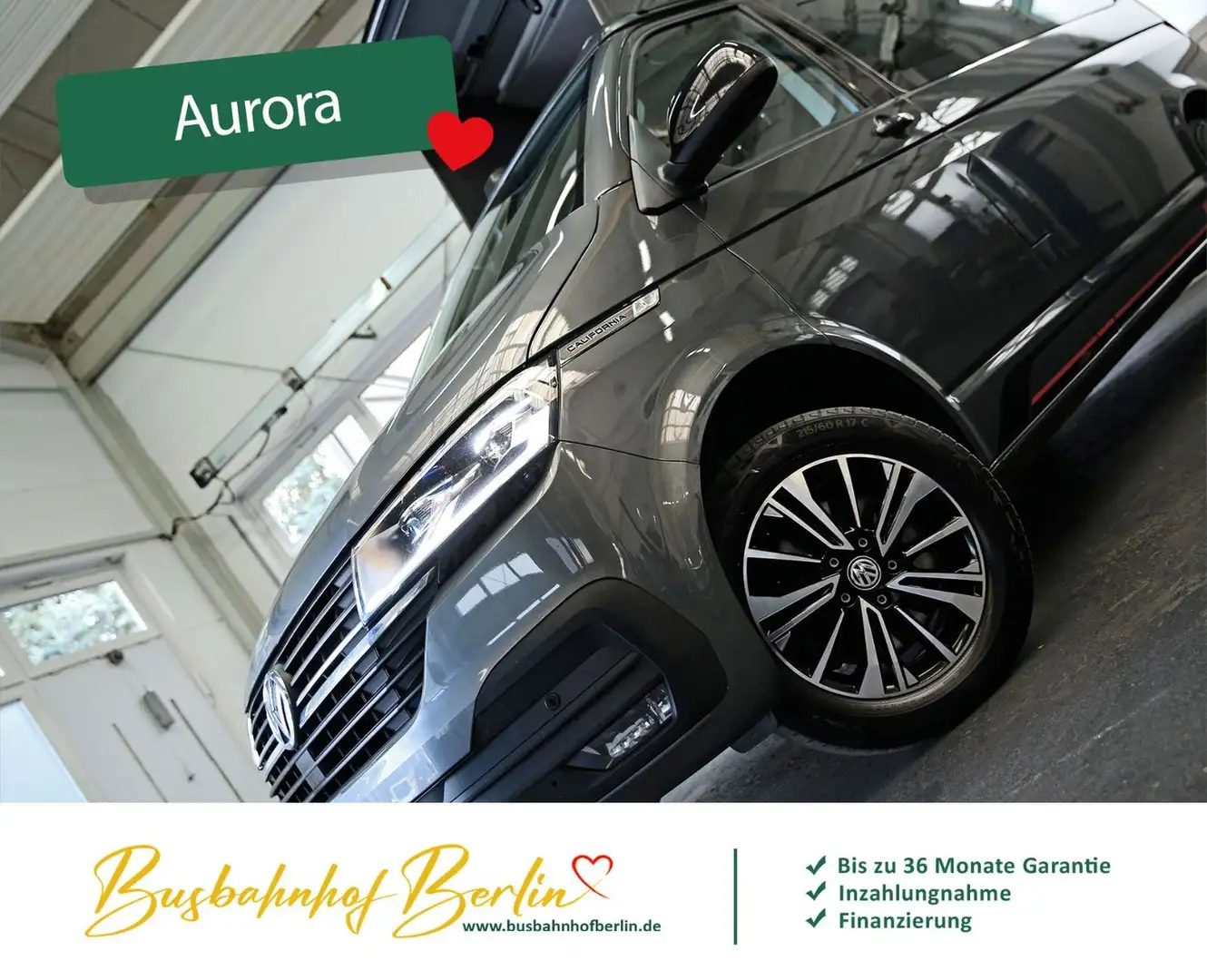 Volkswagen T6 California T6.1 California Beach Camper Edition DSG Standh. Grau - 2