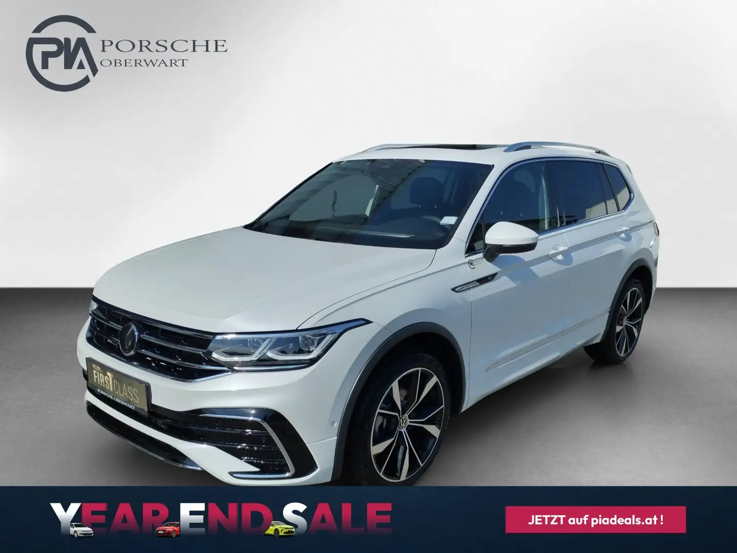 Volkswagen Tiguan Allspace R-Line TDI DSG Weiß - 1