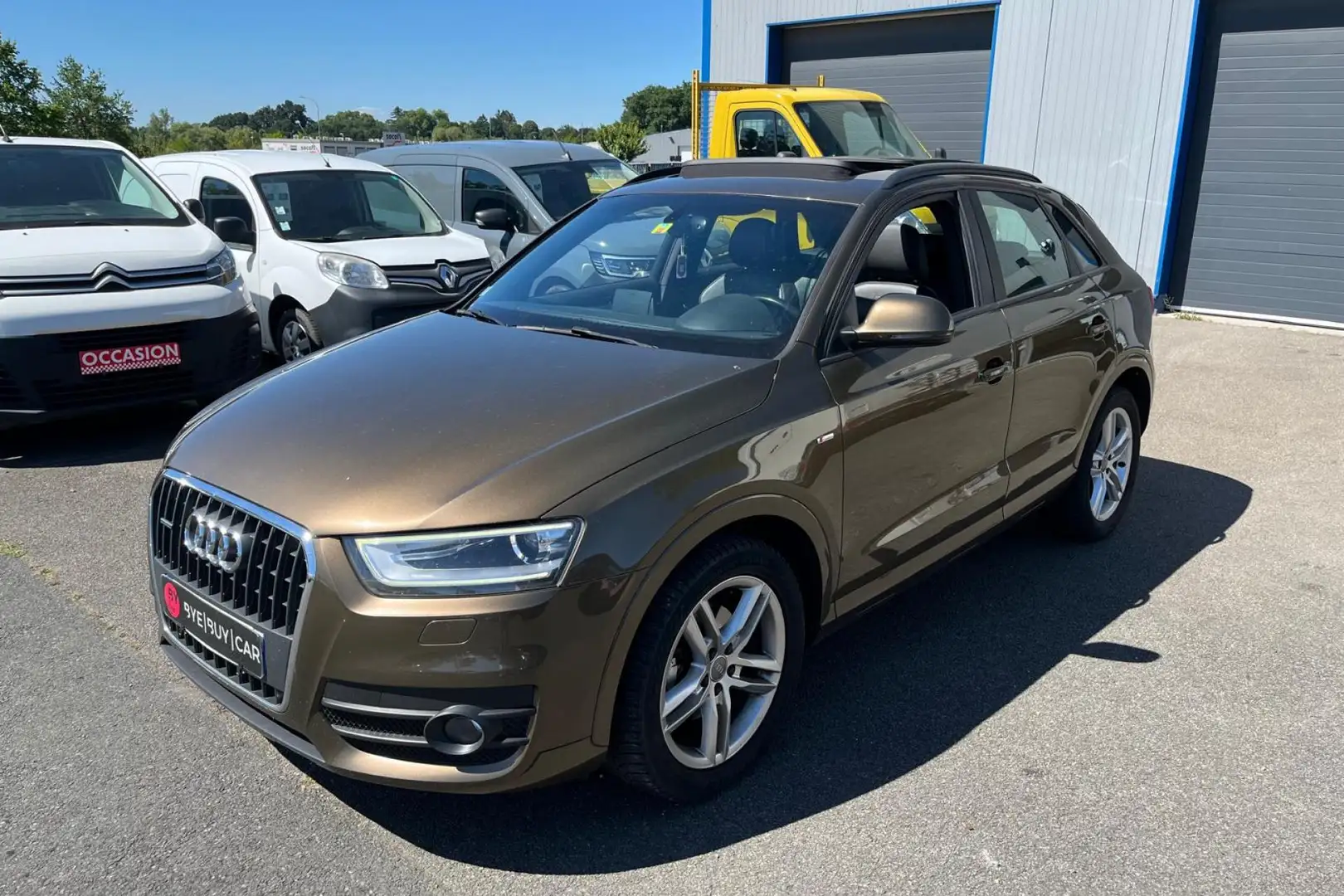 Audi Q3 Quattro 2.0 TDI 140 BVA S-tronic  S-Line TOE ENTRE Brun - 1
