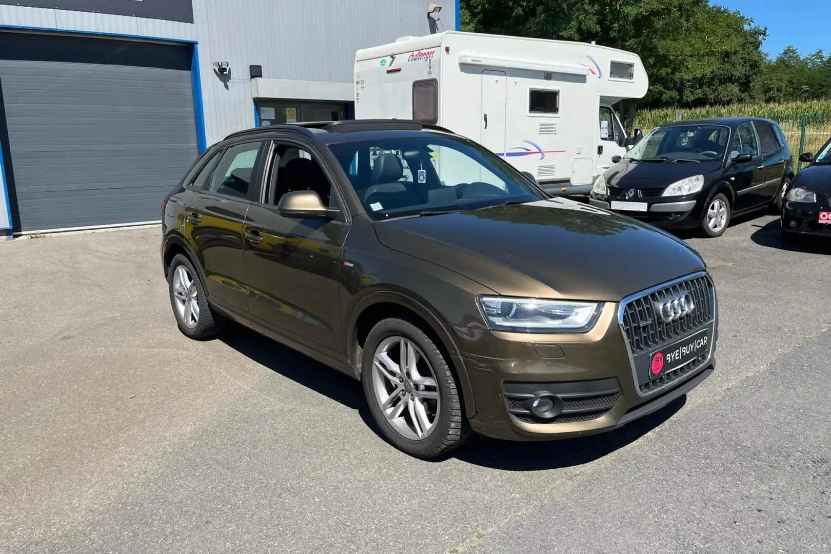 Audi Q3 Quattro 2.0 TDI 140 BVA S-tronic  S-Line TOE ENTRE Brun - 2