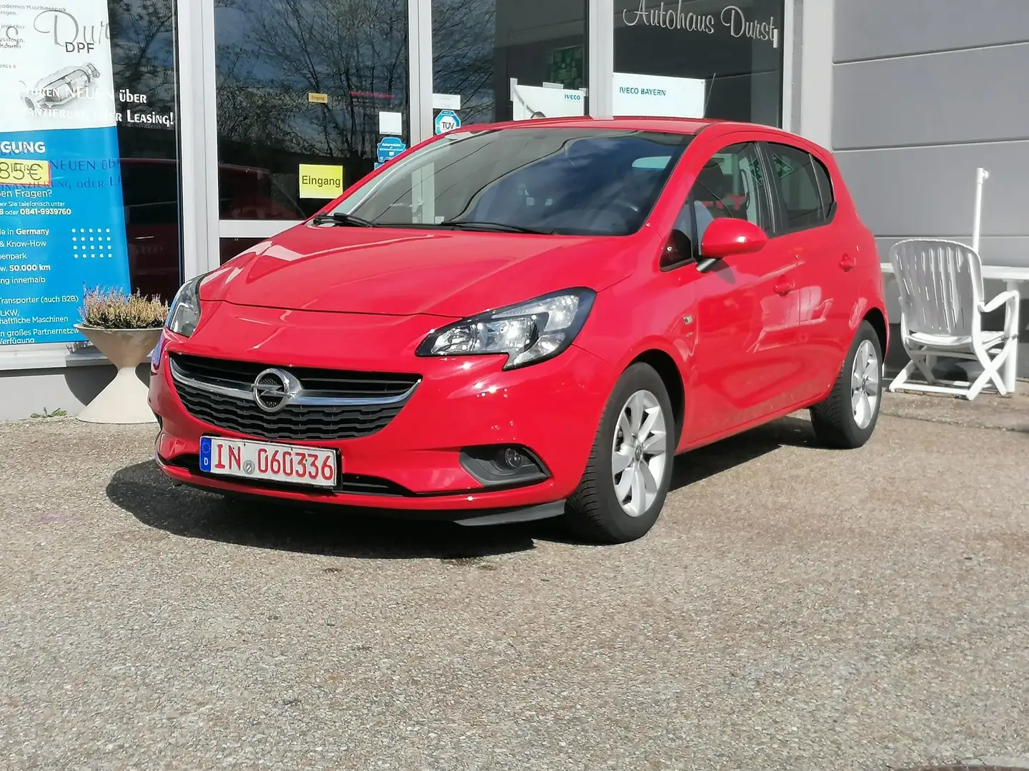 Opel Corsa 1.2 TÜV NEU*SH-GEPFL.*2.HAND*BLUETOOTH Rouge - 1