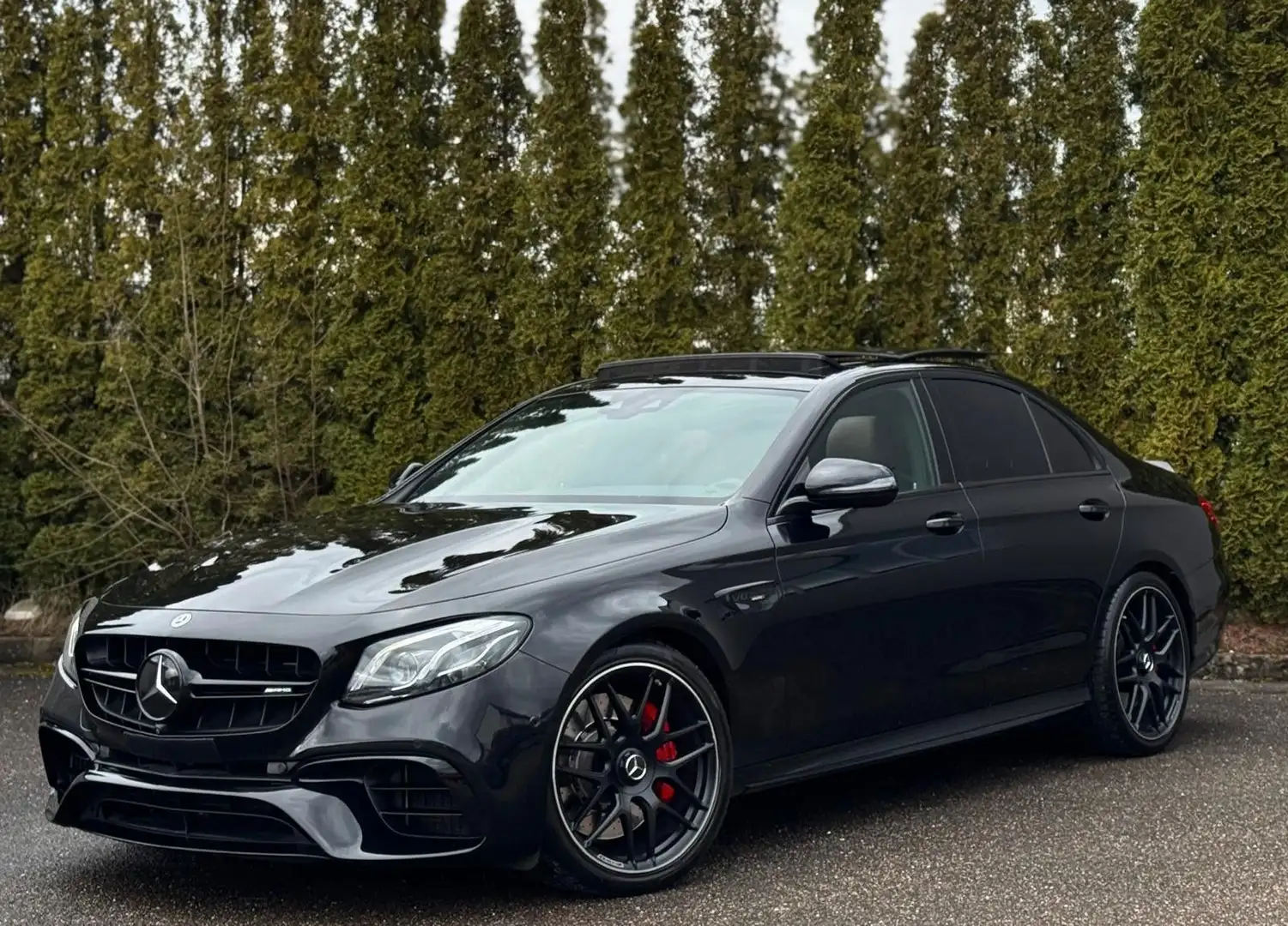 Mercedes-Benz E 63 AMG E 63s AMG 4M+/Pano/360°/Garantie/Massage/Burmest Noir - 1