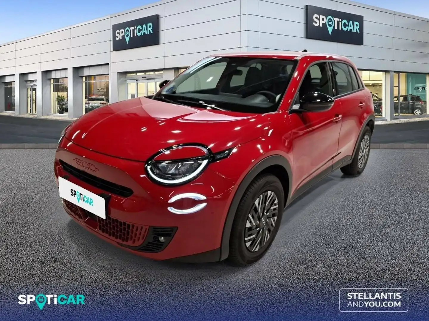 Fiat 600 e 54kwh 115kw (156cv) RED Rouge - 1