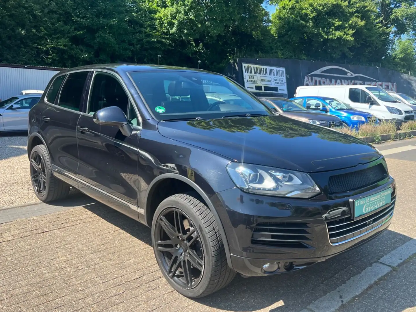 Volkswagen Touareg V8 TDI*TÜV NEU*PANORAMA*KLIMA*TOP AUTO* Fekete - 1