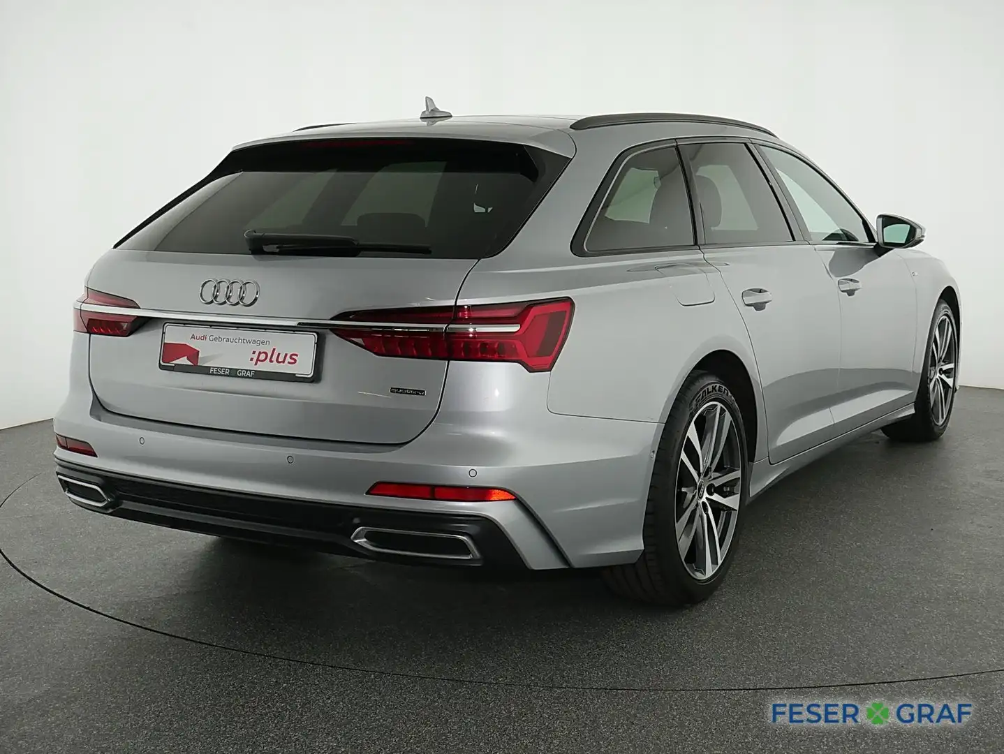 Audi A6 Avant 40 TDI qu S Line Ext Pano,HDMatrix,Leder,Nav Plateado - 2
