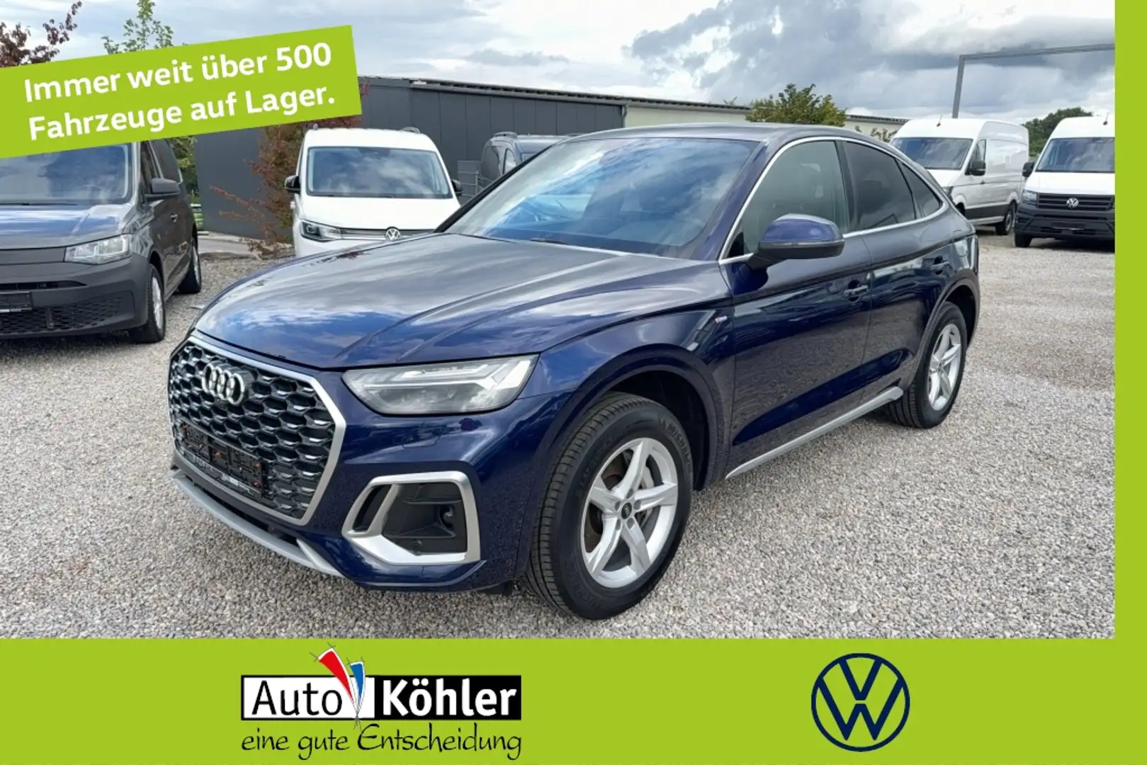 Audi Q5 Sportback 50 TFSi quattro e S-Line Matrix Blau - 1