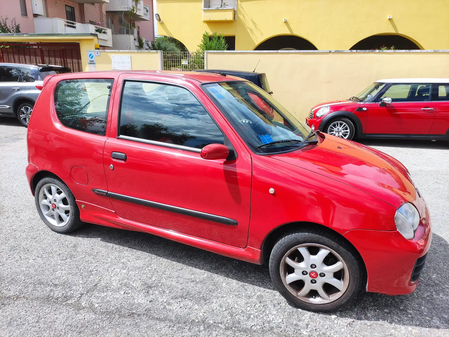 Fiat Seicento Seicento 1.1 Sporting kit Abarth Rosso - 2